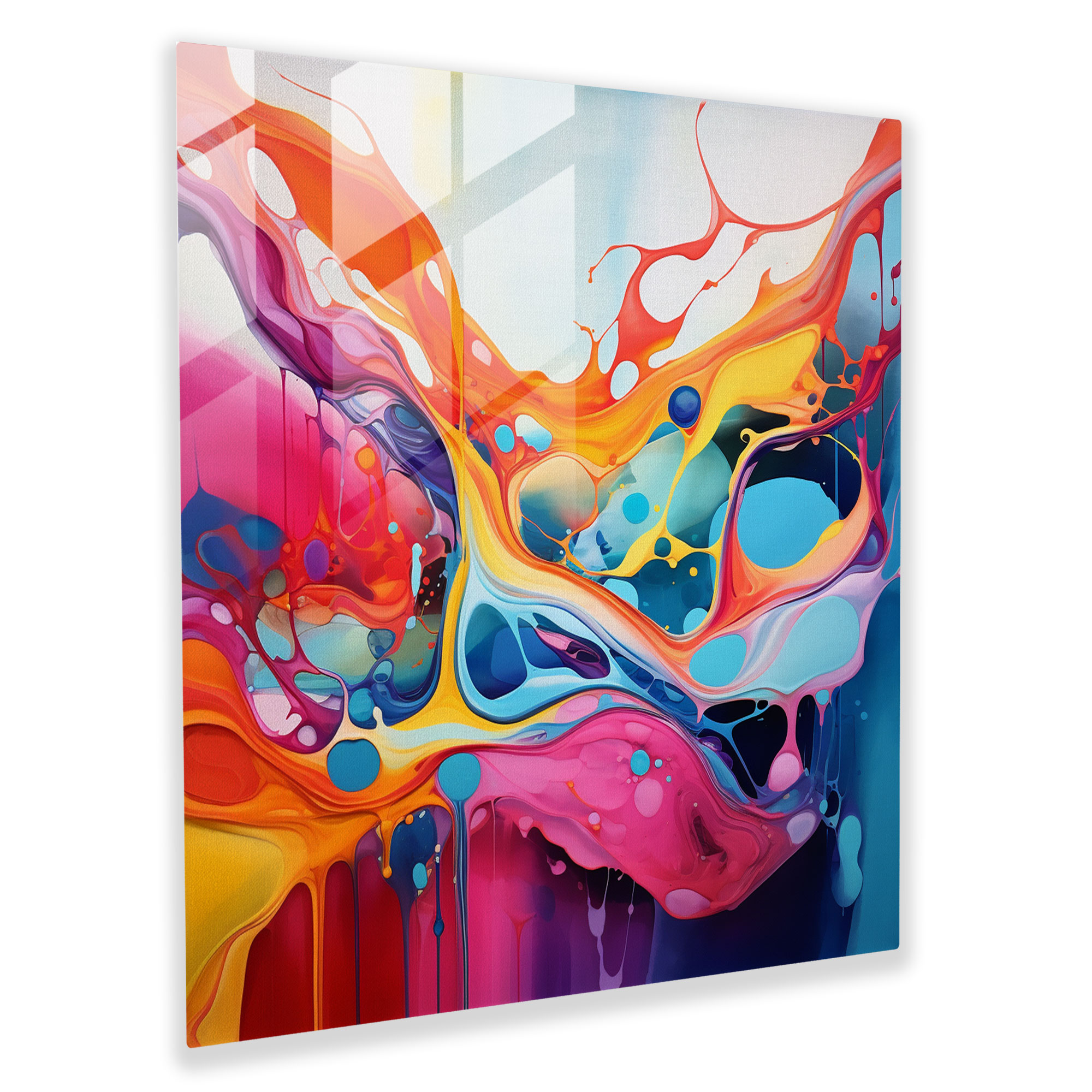 Cool Abstract Glass Print - Cool, Cool Theme, Glass Print, Home Decoration