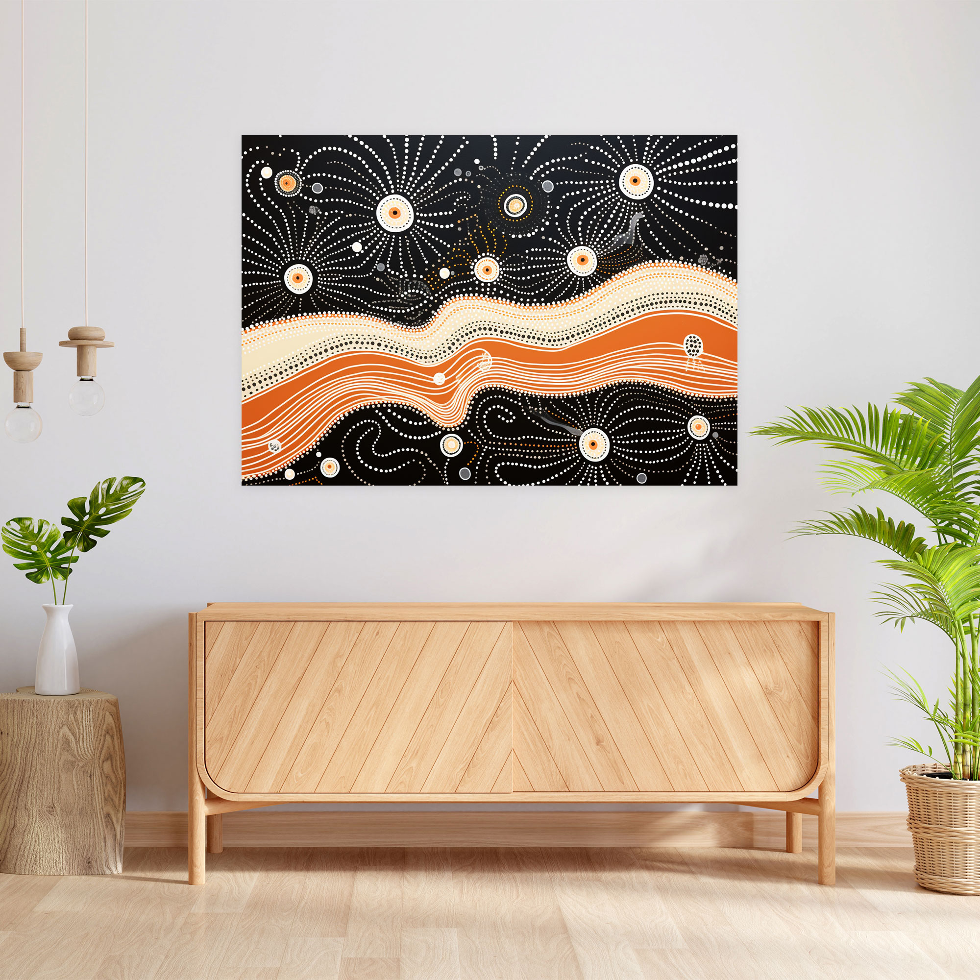 Aboriginal Wall Art: Modern Storytelling - Aborginal, Modern Storytelling, Aboriginal, Canvas Wall Art