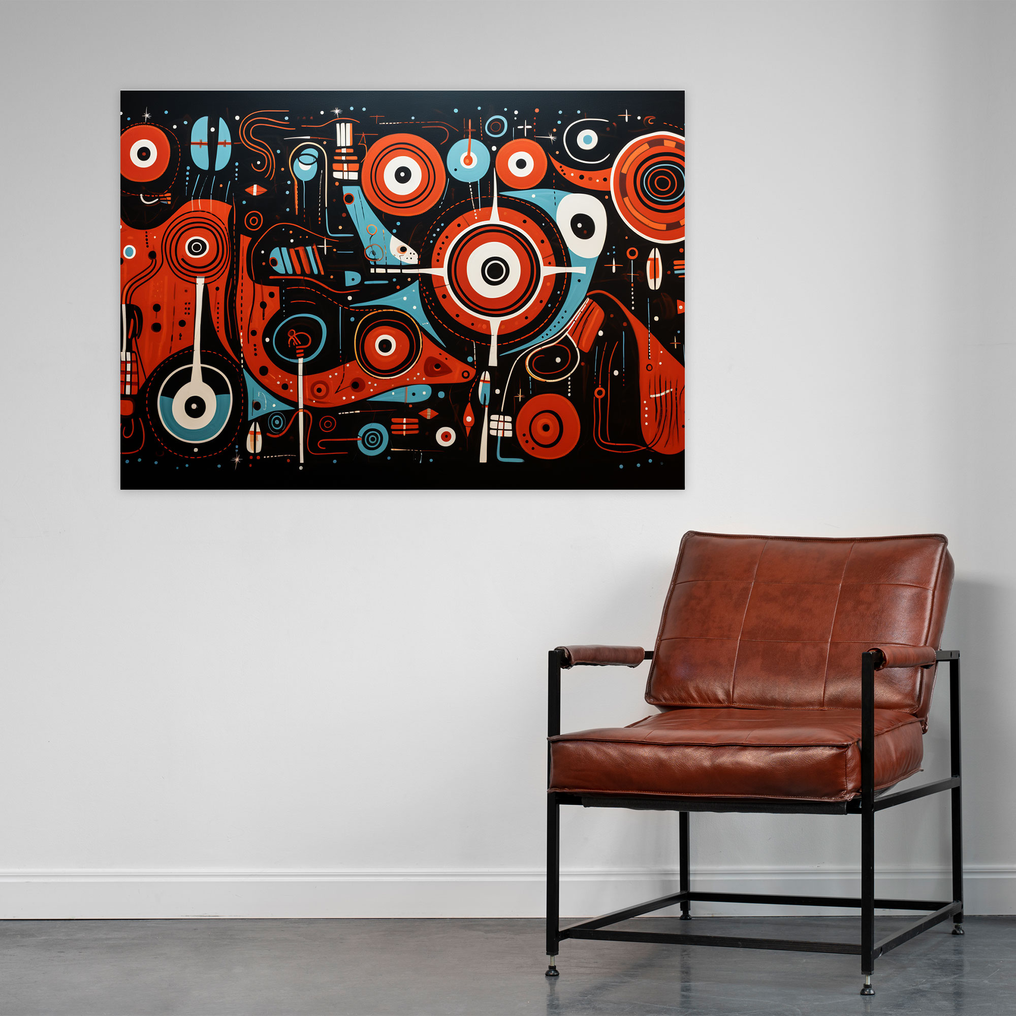 Contemporary Aboriginal Wall Decoration - Aborginal, Traditional Symbols, Aboriginal Art, Home Decoration