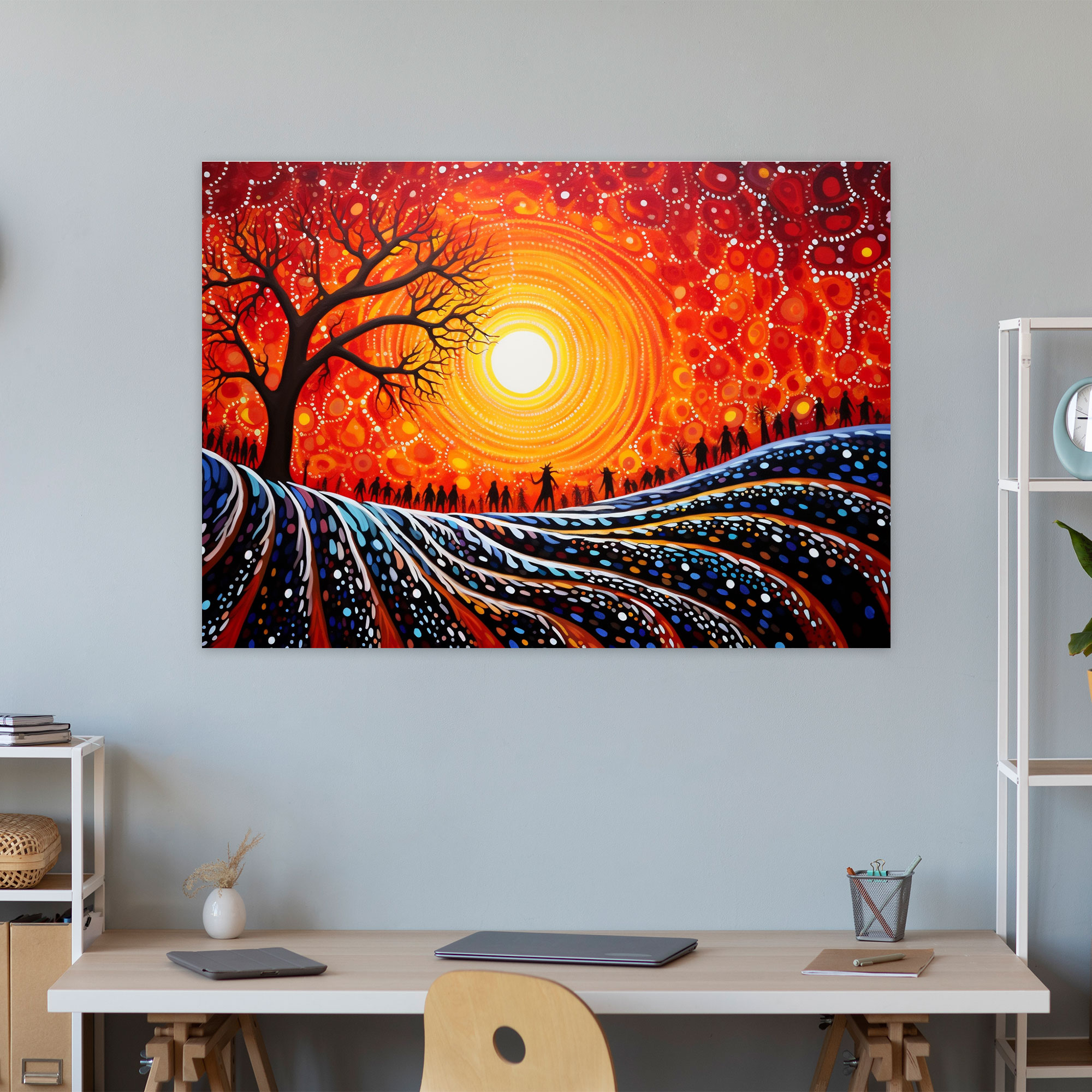 Aboriginal Dreamtime Wall Art - Aborginal, Wall Decoration, Spirituality, Creation Story