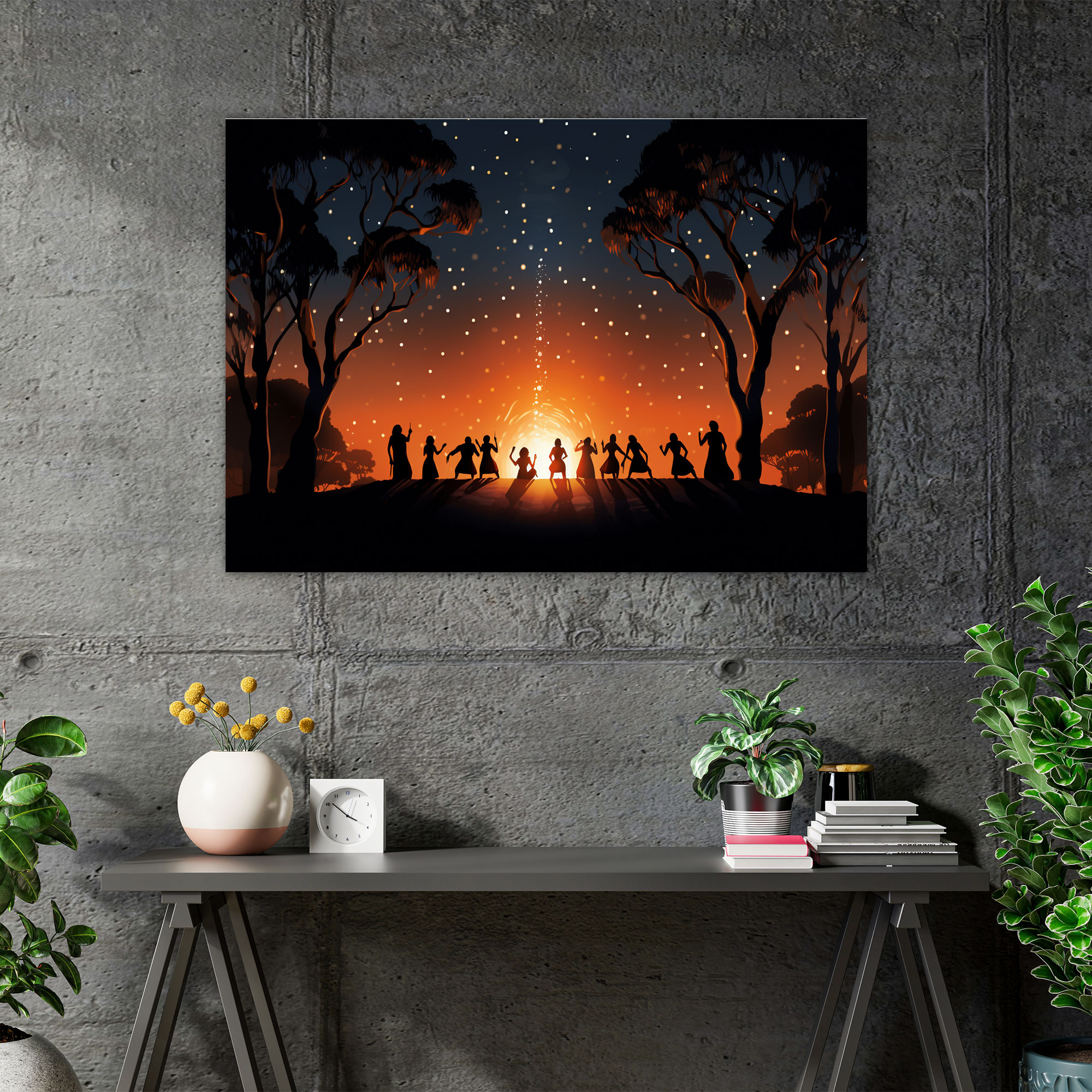 Aboriginal Dance Wall Art - Aborginal, Canvas, Canvas Wall Art, Aboriginal