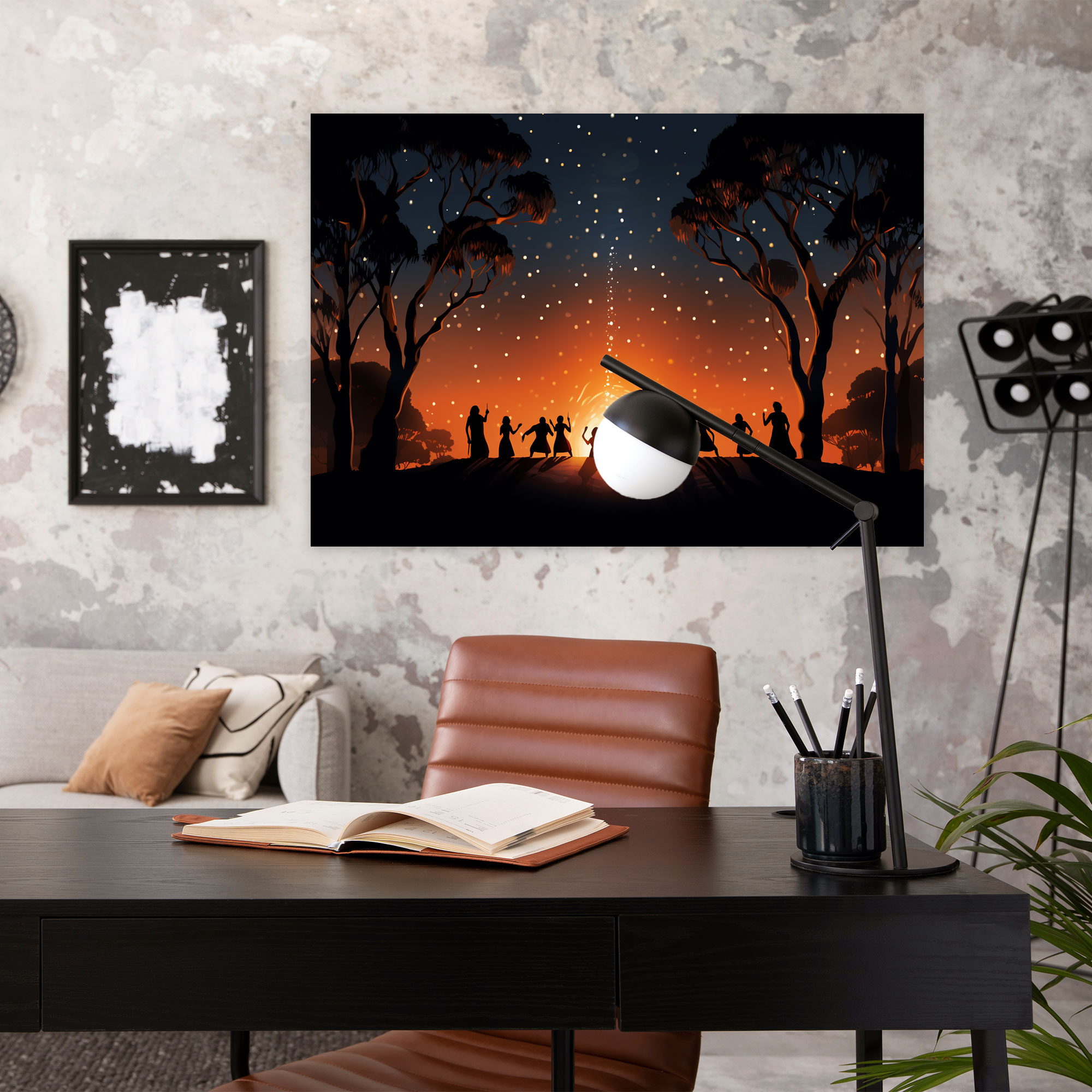 Aboriginal Dance Wall Art - Aborginal, Canvas, Canvas Wall Art, Aboriginal