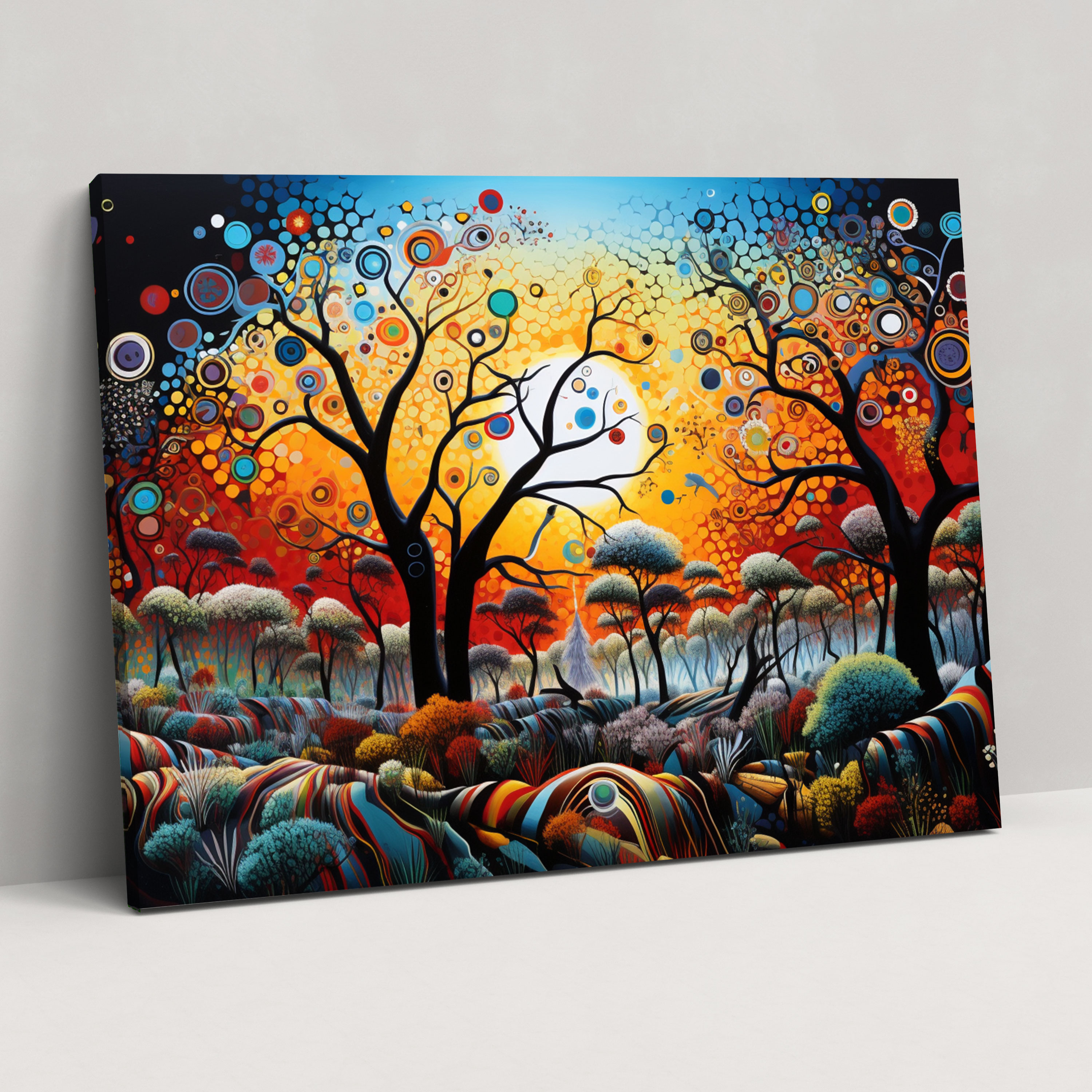 Aboriginal Bush Tucker Canvas Print - Aborginal, Home Decoration, Canvas Print, Canvas Wall Art