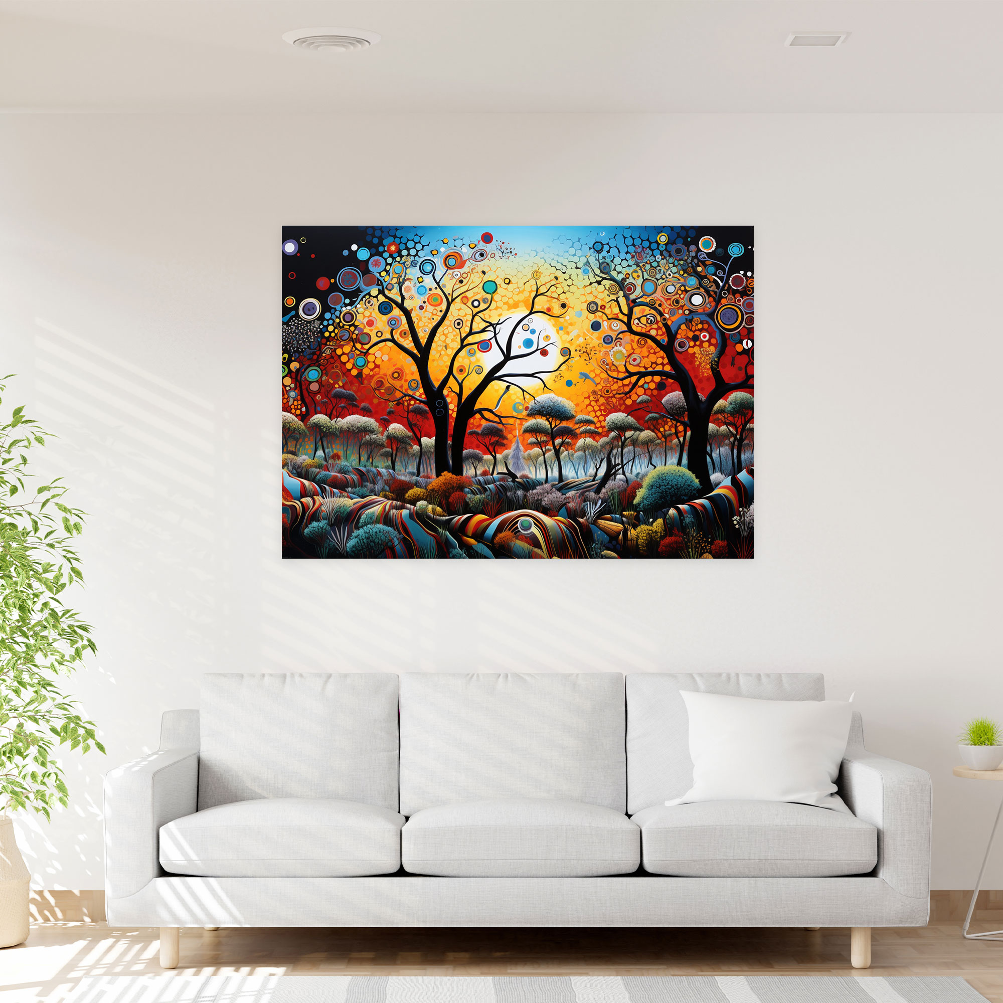 Aboriginal Bush Tucker Canvas Print - Aborginal, Home Decoration, Canvas Print, Canvas Wall Art