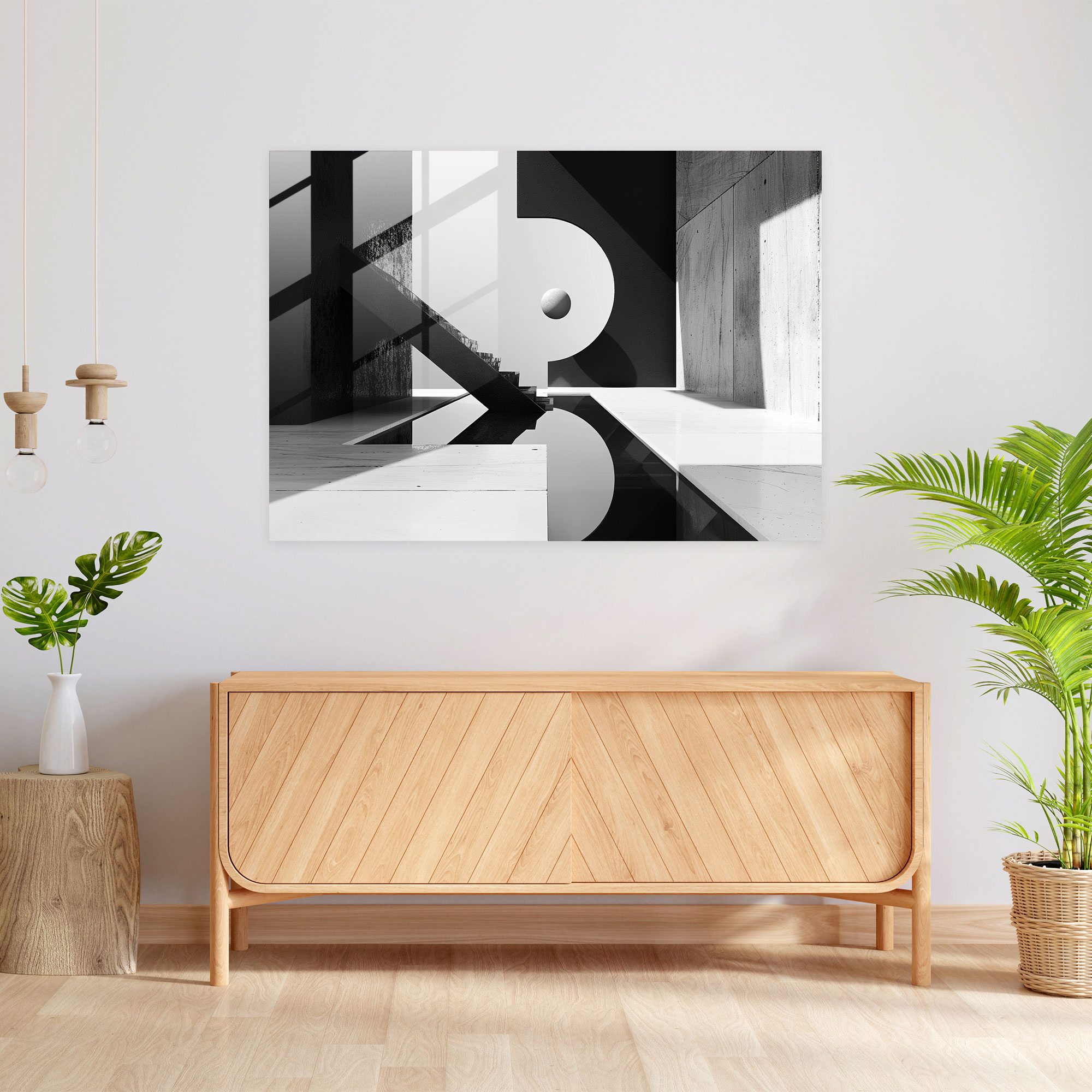 Minimalist Abstract Art Glass Print - Abstract Art, Home Decoration, Abstract Art, Modern Art