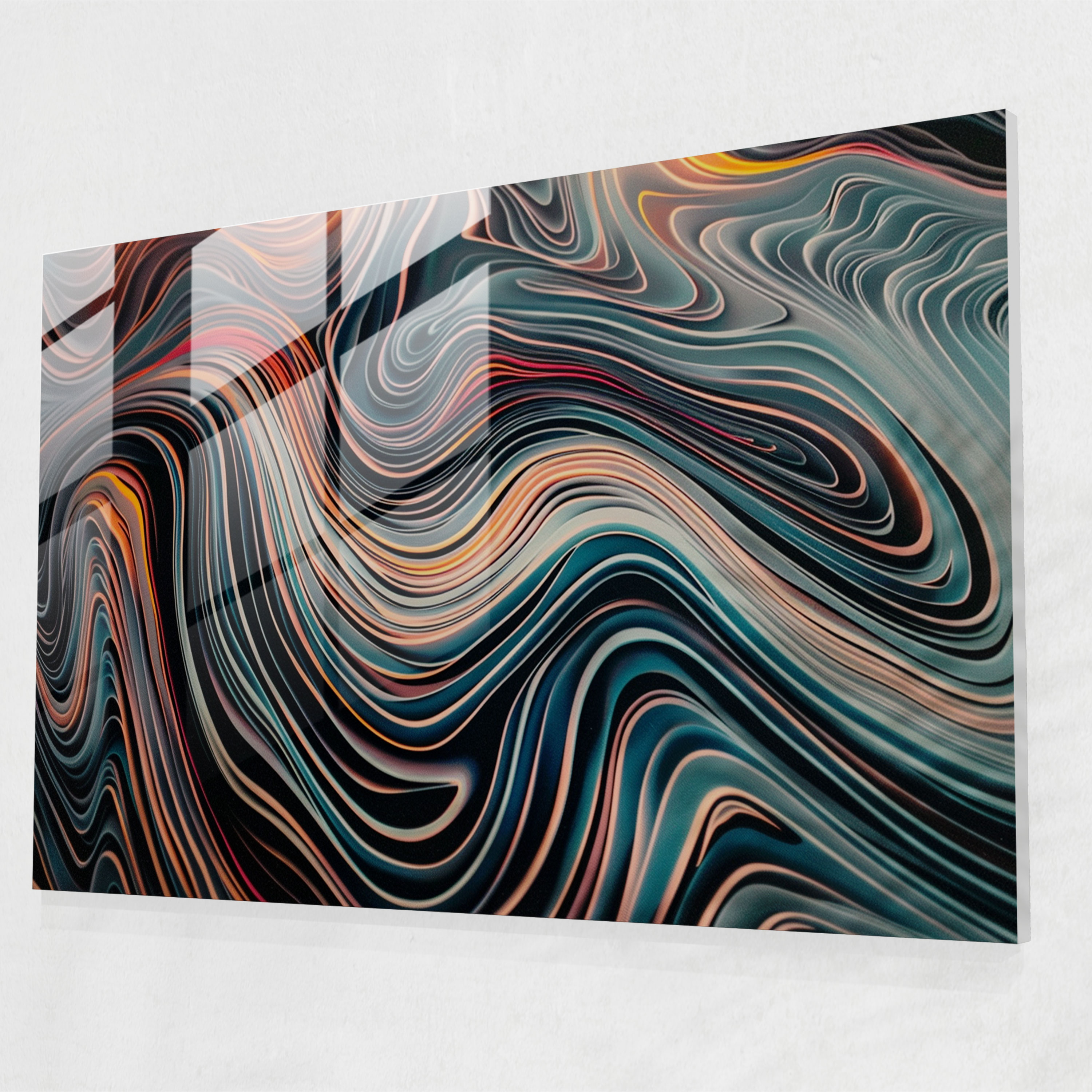Intricate Abstract Art Glass Wall Art - Abstract Art, Glass Art, Glass Wall Art, Abstract Art