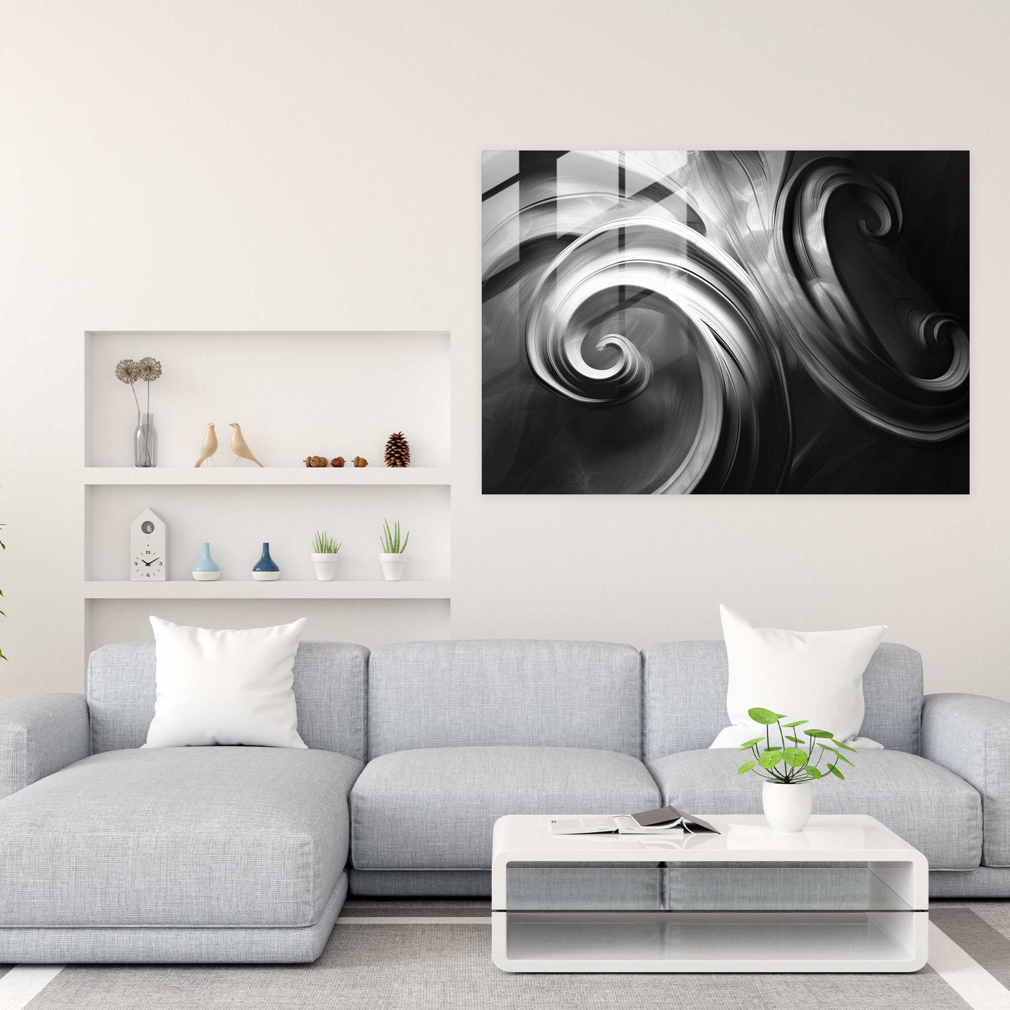 Glass Wall Art Abstract Art - Abstract Art, Home Decoration, Abstract Art, Glass Wall Art