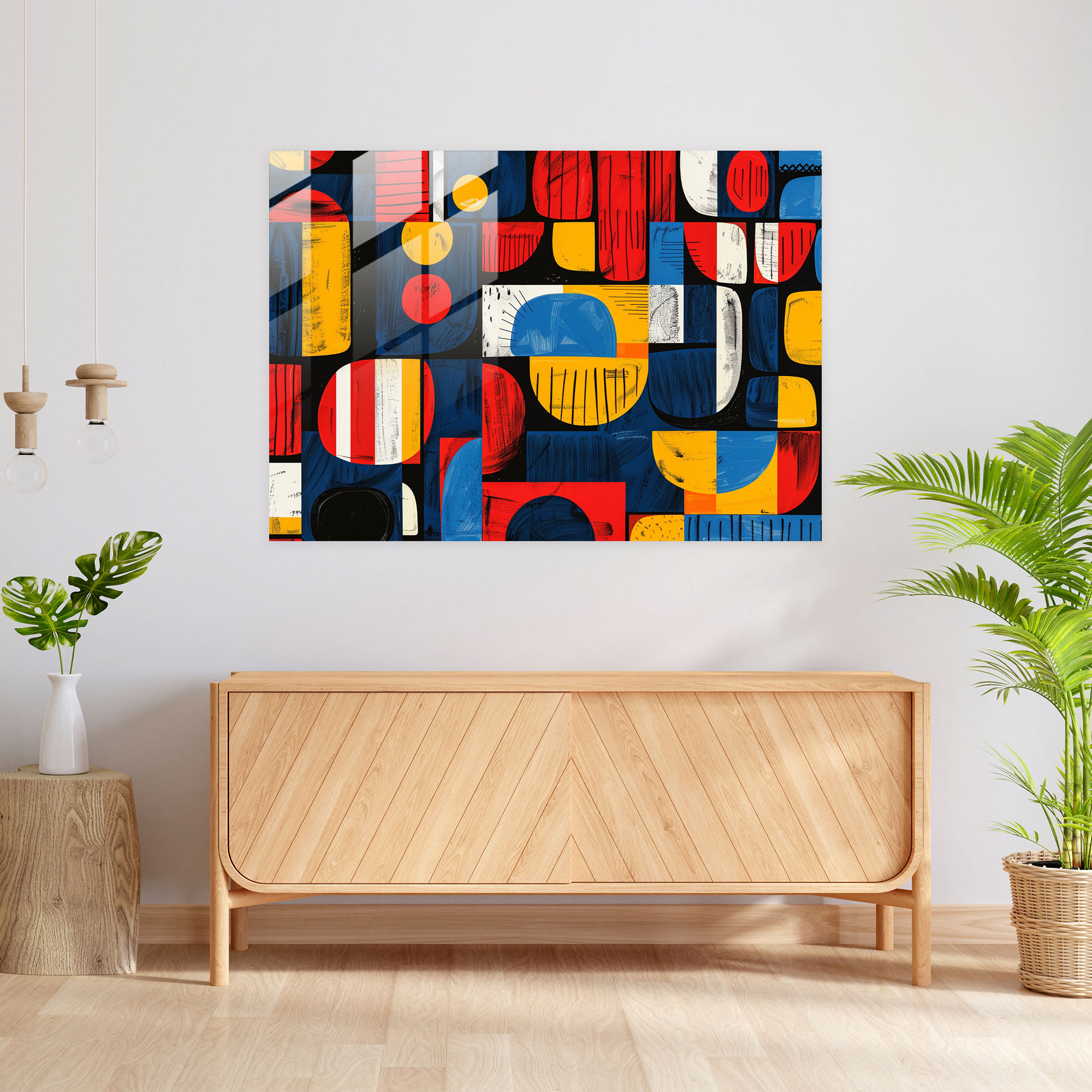Abstract Art Glass Wall Art - Abstract Art, Modern Art, Abstract Art, Glass Wall Art