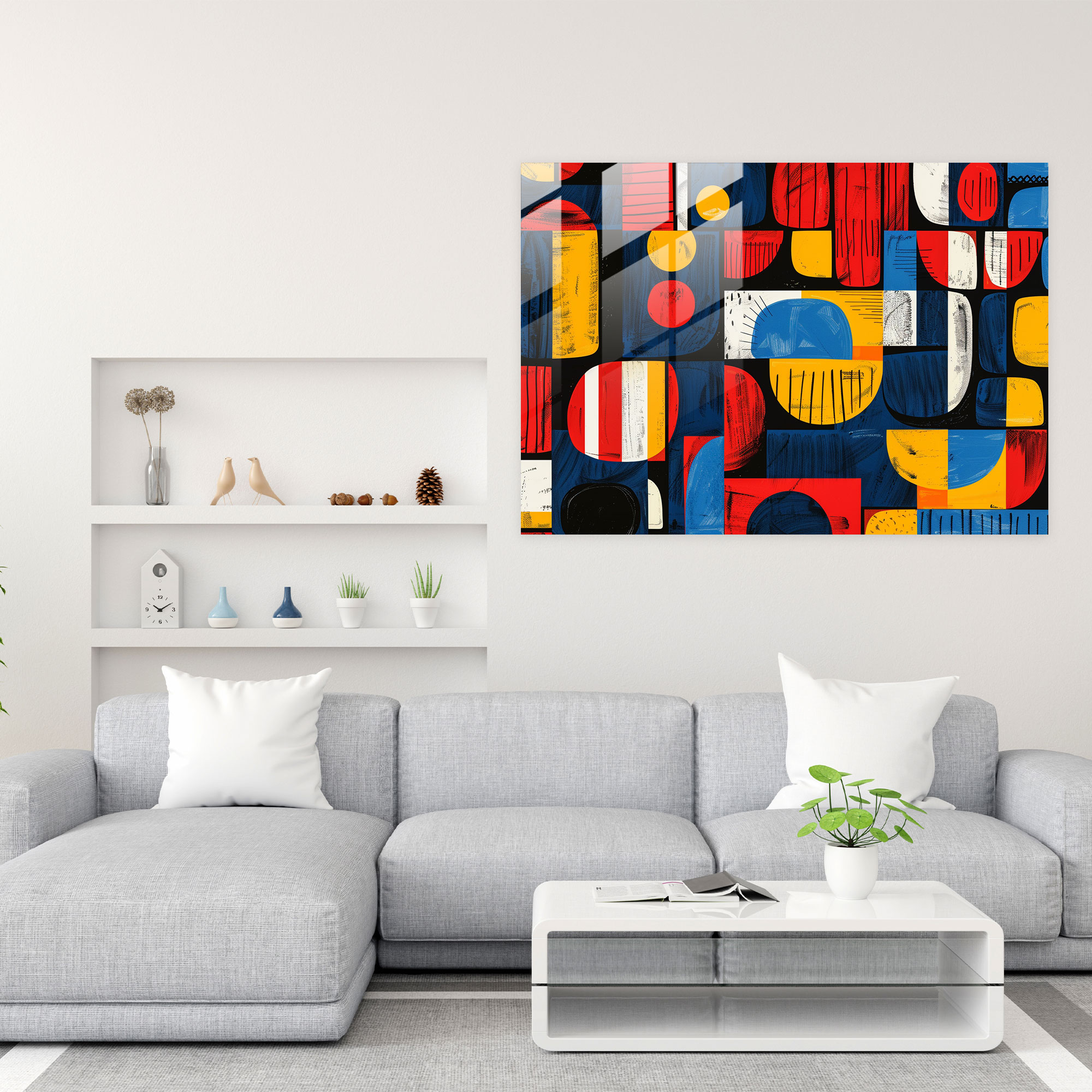 Abstract Art Glass Wall Art - Abstract Art, Modern Art, Abstract Art, Glass Wall Art
