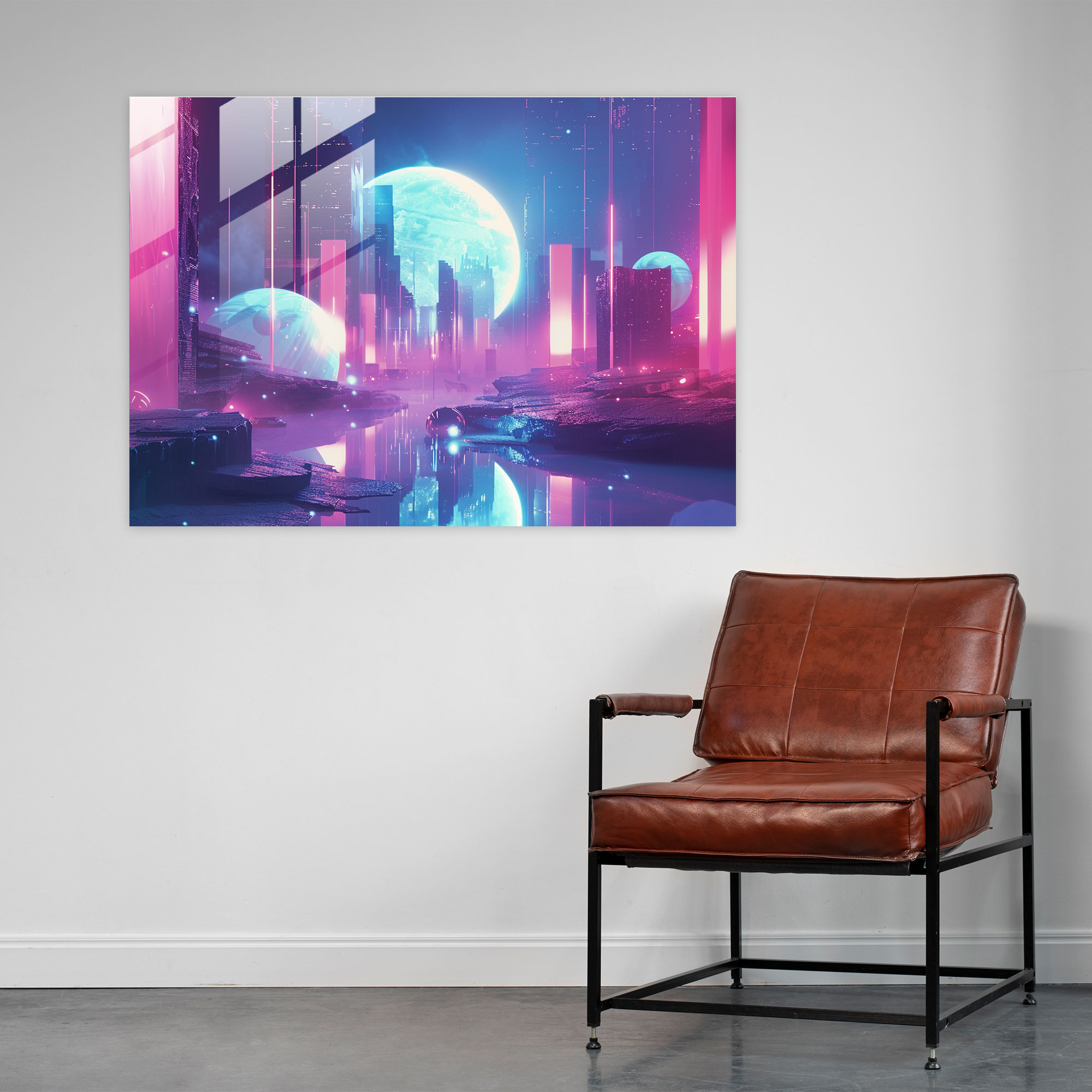 Glass Wall Art Modern Art - Abstract Art, Abstract Art, Home Decoration, Glass Wall Art