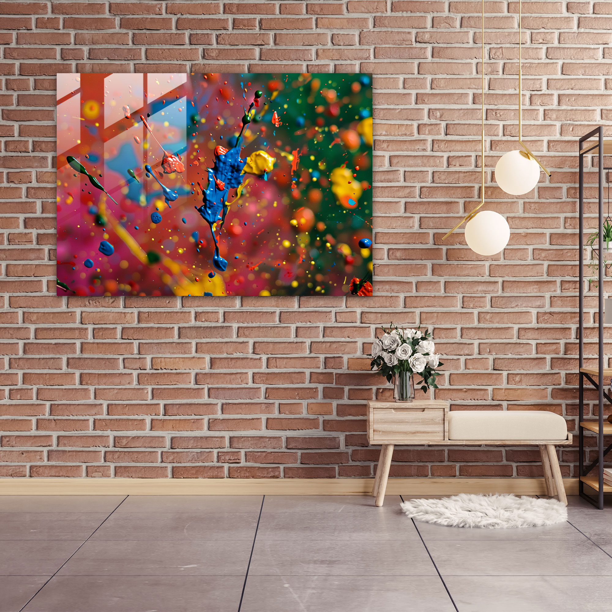 Abstract Art Glass Wall Art Home Decoration - Abstract Art, Modern Art, Abstract Art, Glass Wall Art
