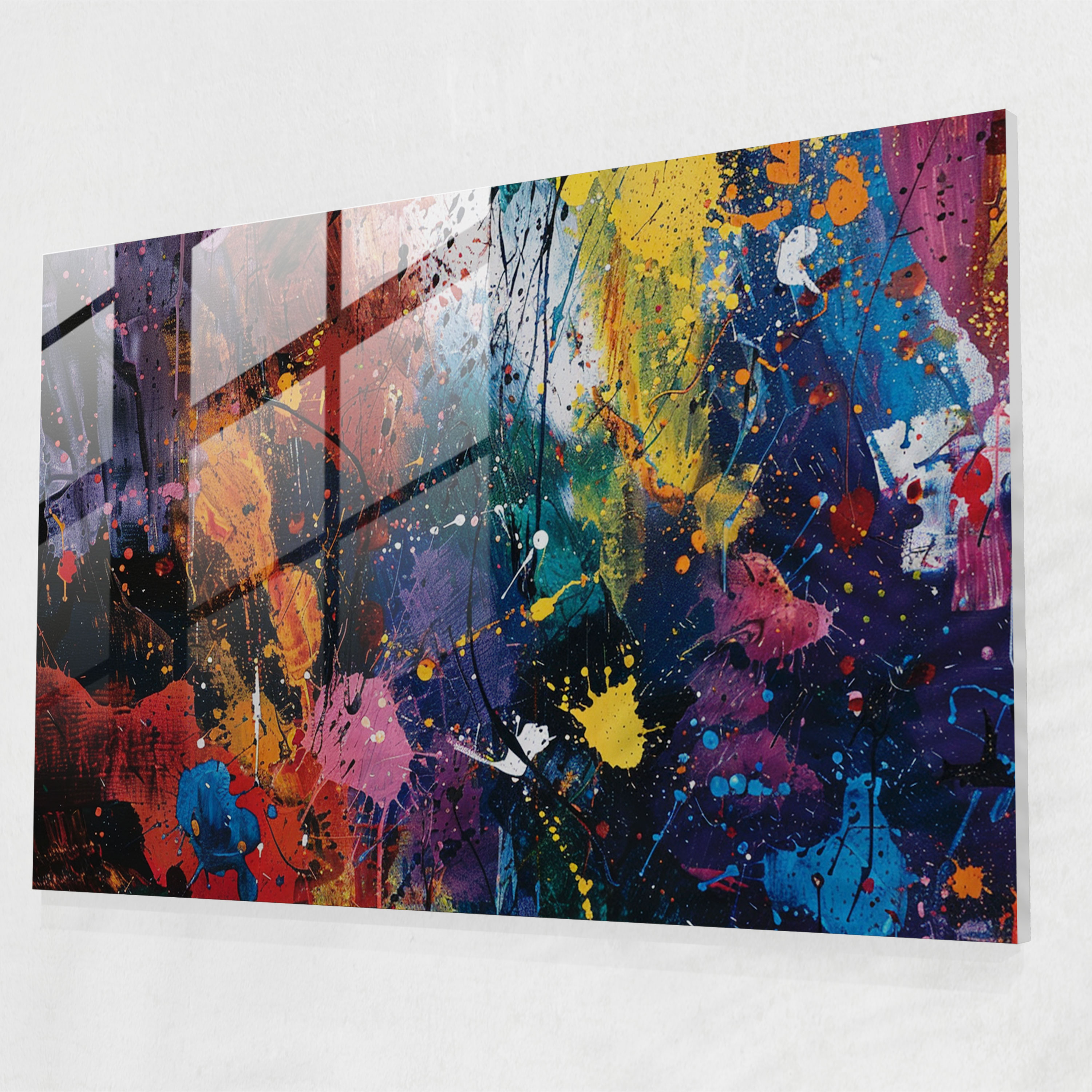 Abstract Art Home Decoration, Bold Splatters And Vibrant Hues - Abstract Art, Abstract Art, Home Decoration, Modern Art
