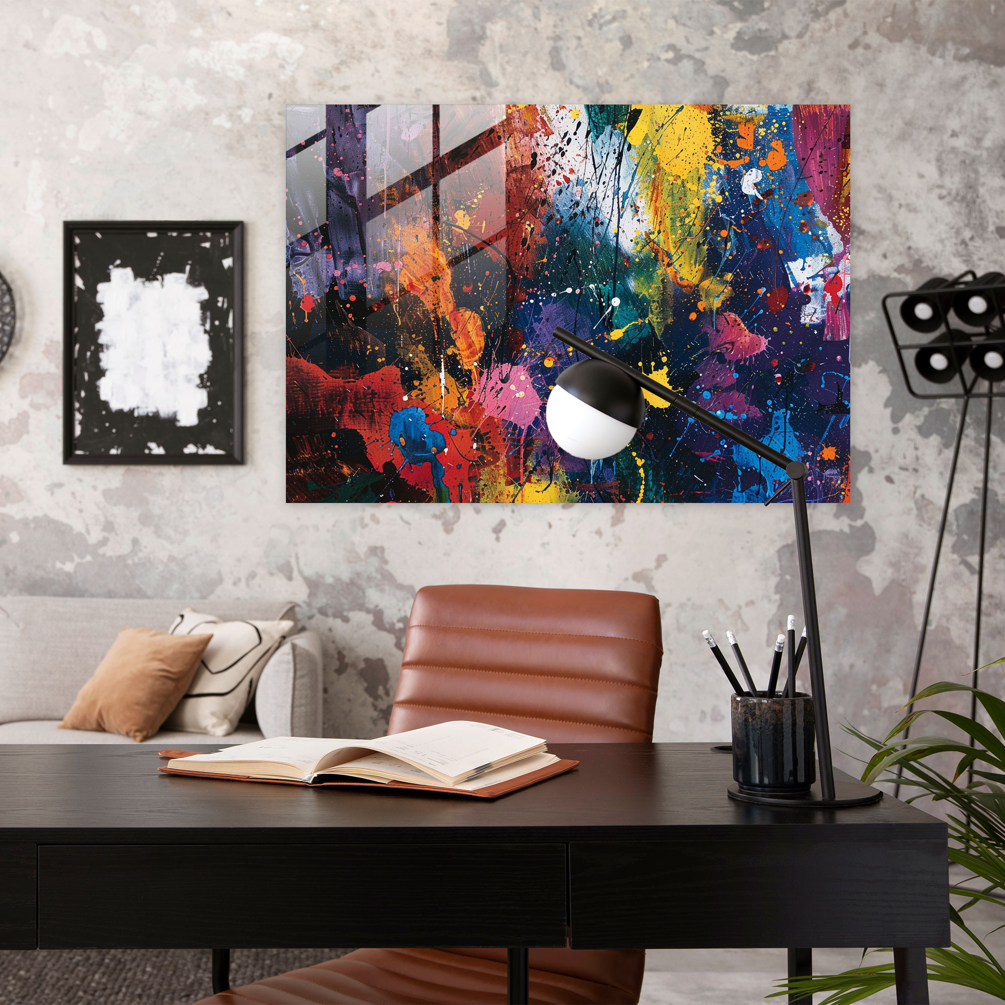 Abstract Art Home Decoration, Bold Splatters And Vibrant Hues - Abstract Art, Abstract Art, Home Decoration, Modern Art