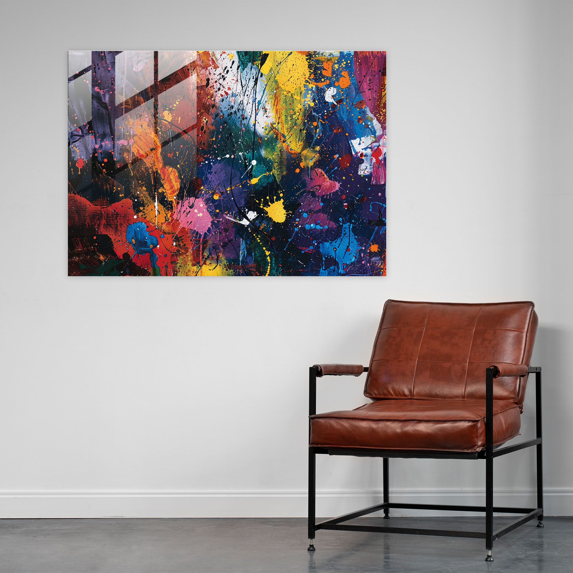Abstract Art Home Decoration, Bold Splatters And Vibrant Hues - Abstract Art, Abstract Art, Home Decoration, Modern Art