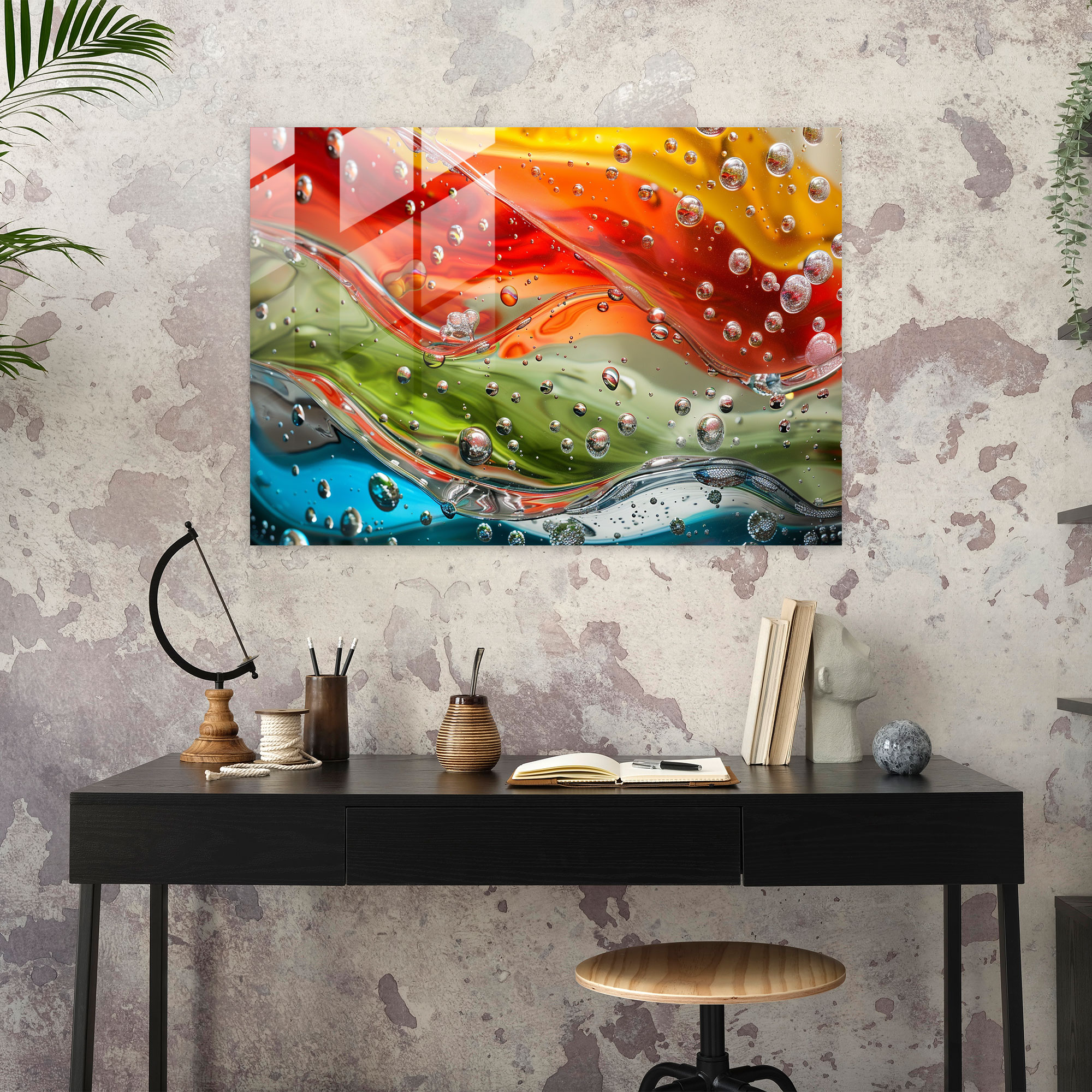 Abstract Art Glass Art - Abstract Art, Modern Art, Glass Print, Abstract Art
