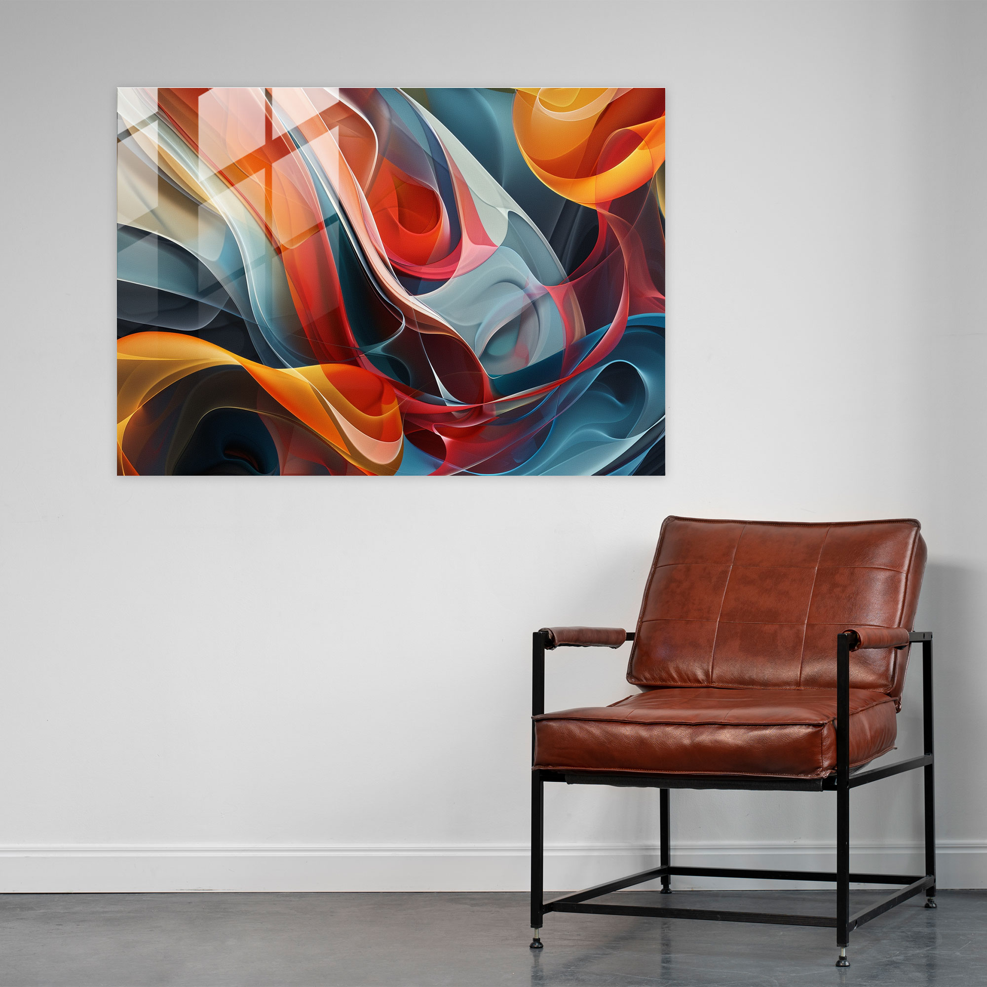 Abstract Art Glass Print - Abstract Art, Modern Art, Abstract Art, Glass Print