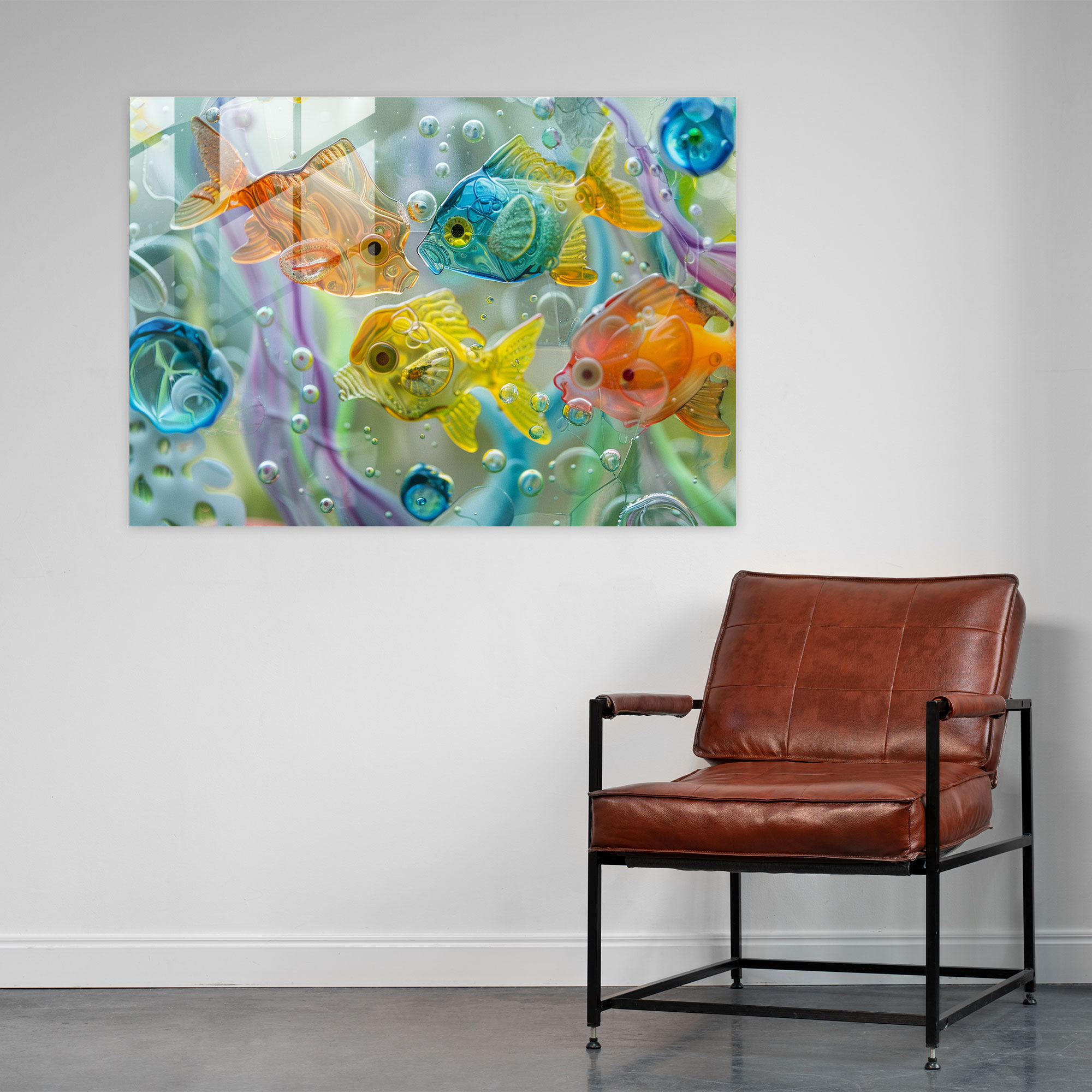 Abstract Art Glass Wall Art - Abstract Art, Wall Decoration, Abstract Art, Modern Art