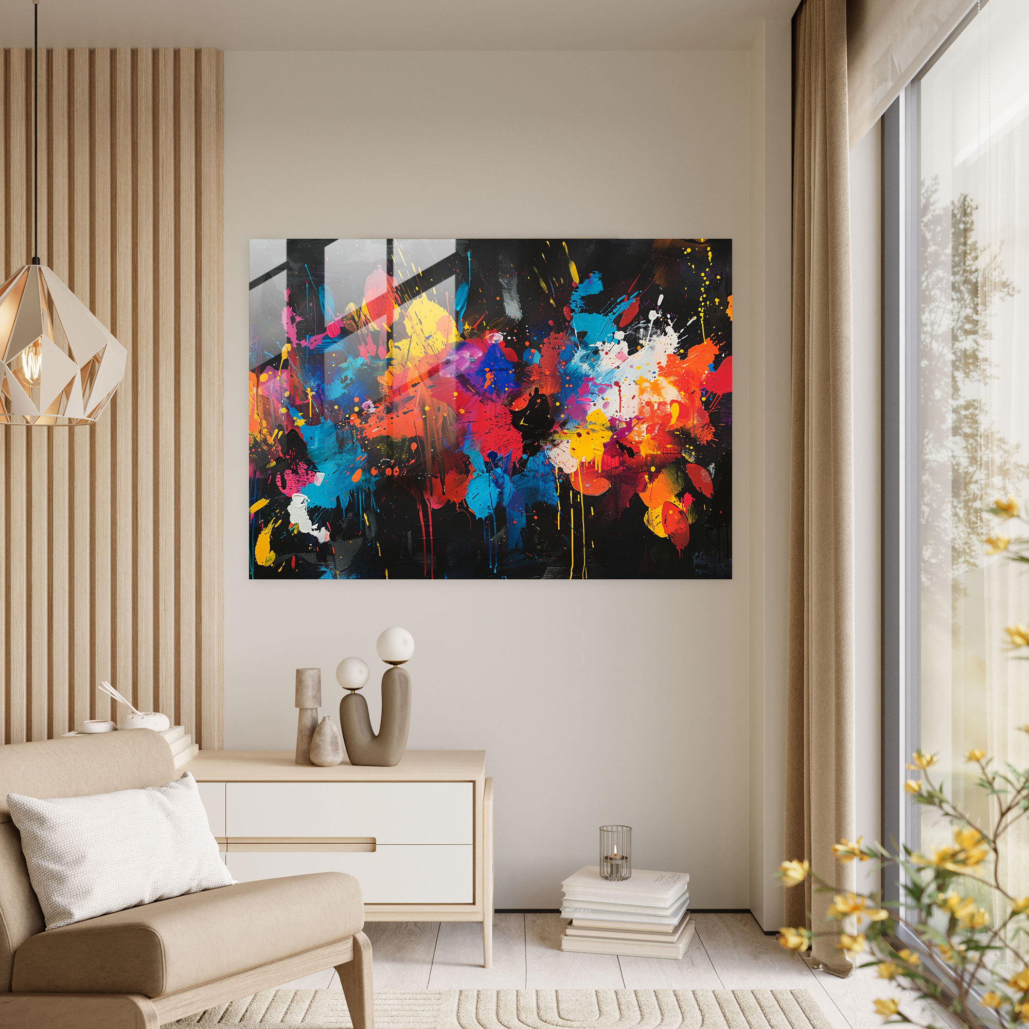 Abstract Art Glass Art - Abstract Art, Abstract Art, Wall Decoration, Glass Art