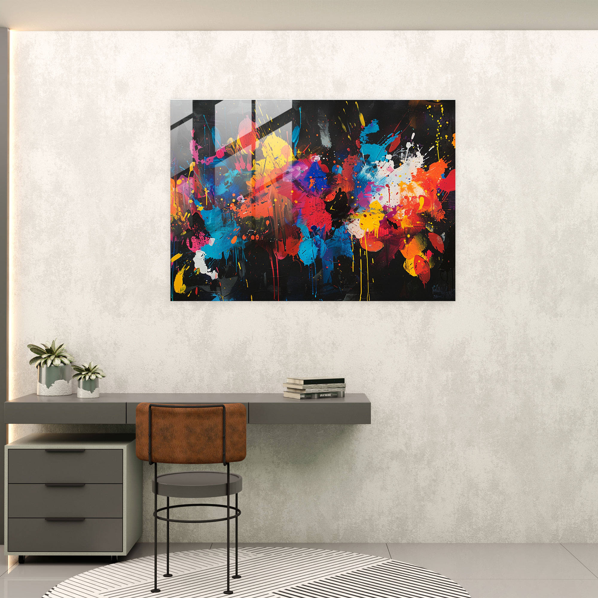 Abstract Art Glass Art - Abstract Art, Abstract Art, Wall Decoration, Glass Art