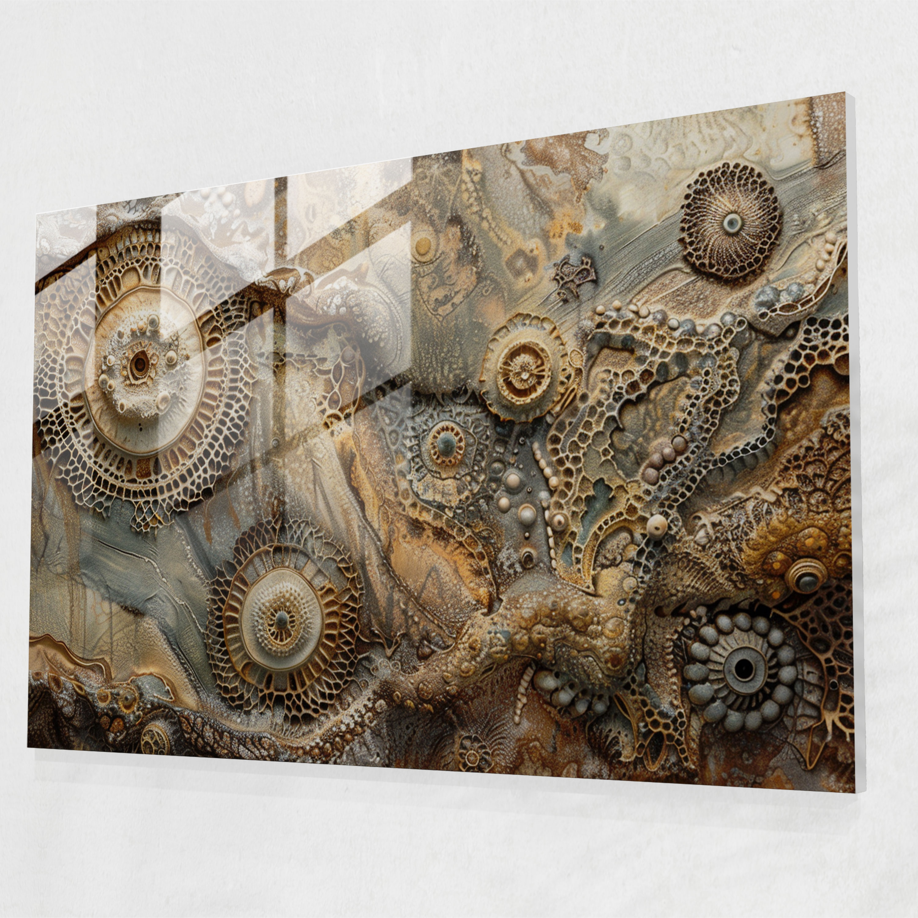 Abstract Art Wall Decoration - Abstract Art, Glass Wall Art, Modern Art, Wall Decoration