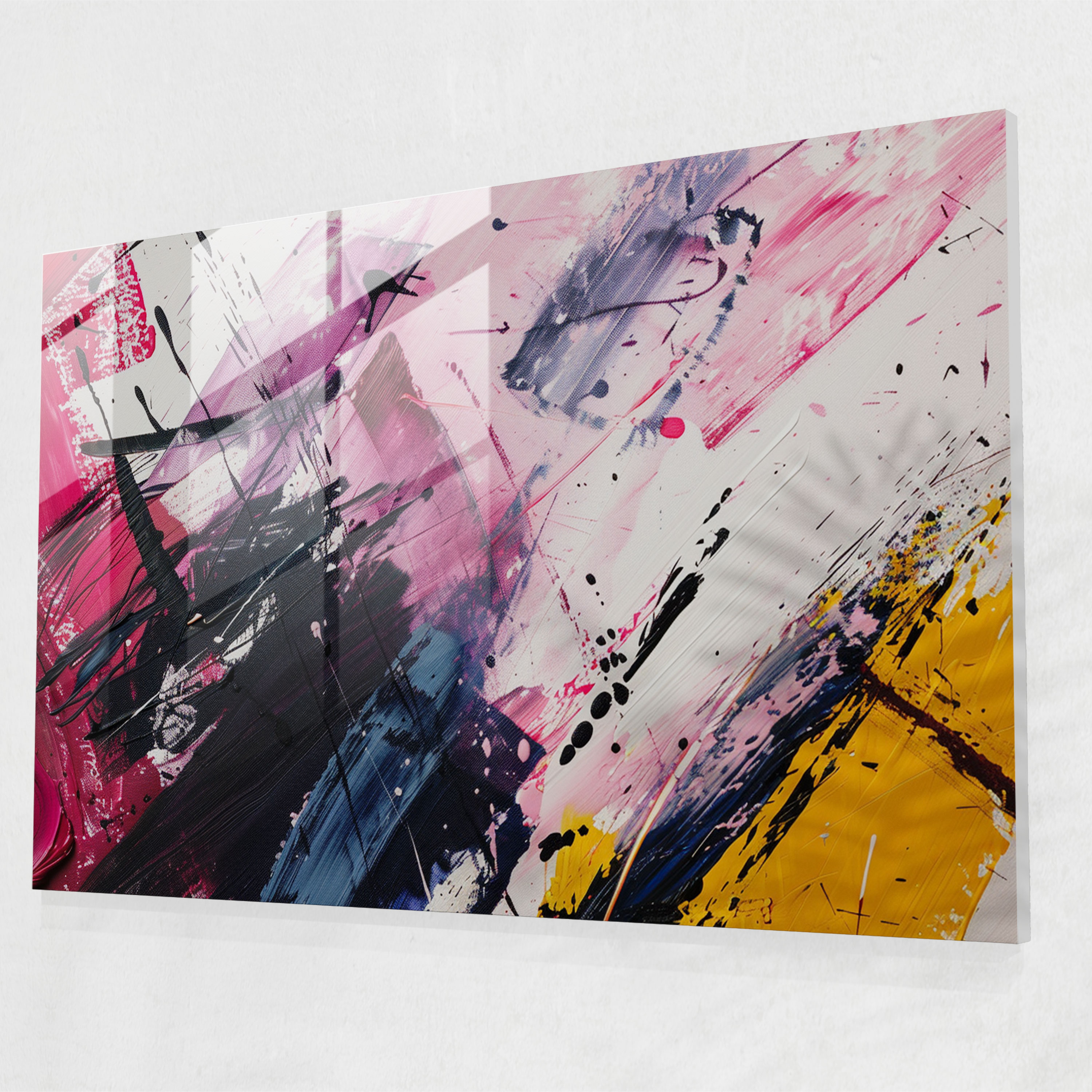 Abstract Art Glass Print - Abstract Art, Glass Print, Abstract Art, Home Decoration