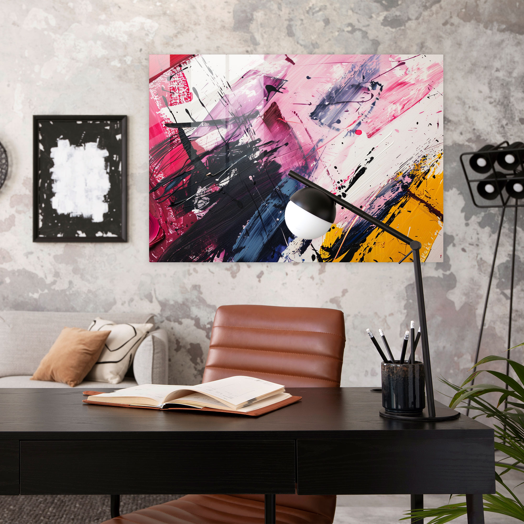 Abstract Art Glass Print - Abstract Art, Glass Print, Abstract Art, Home Decoration