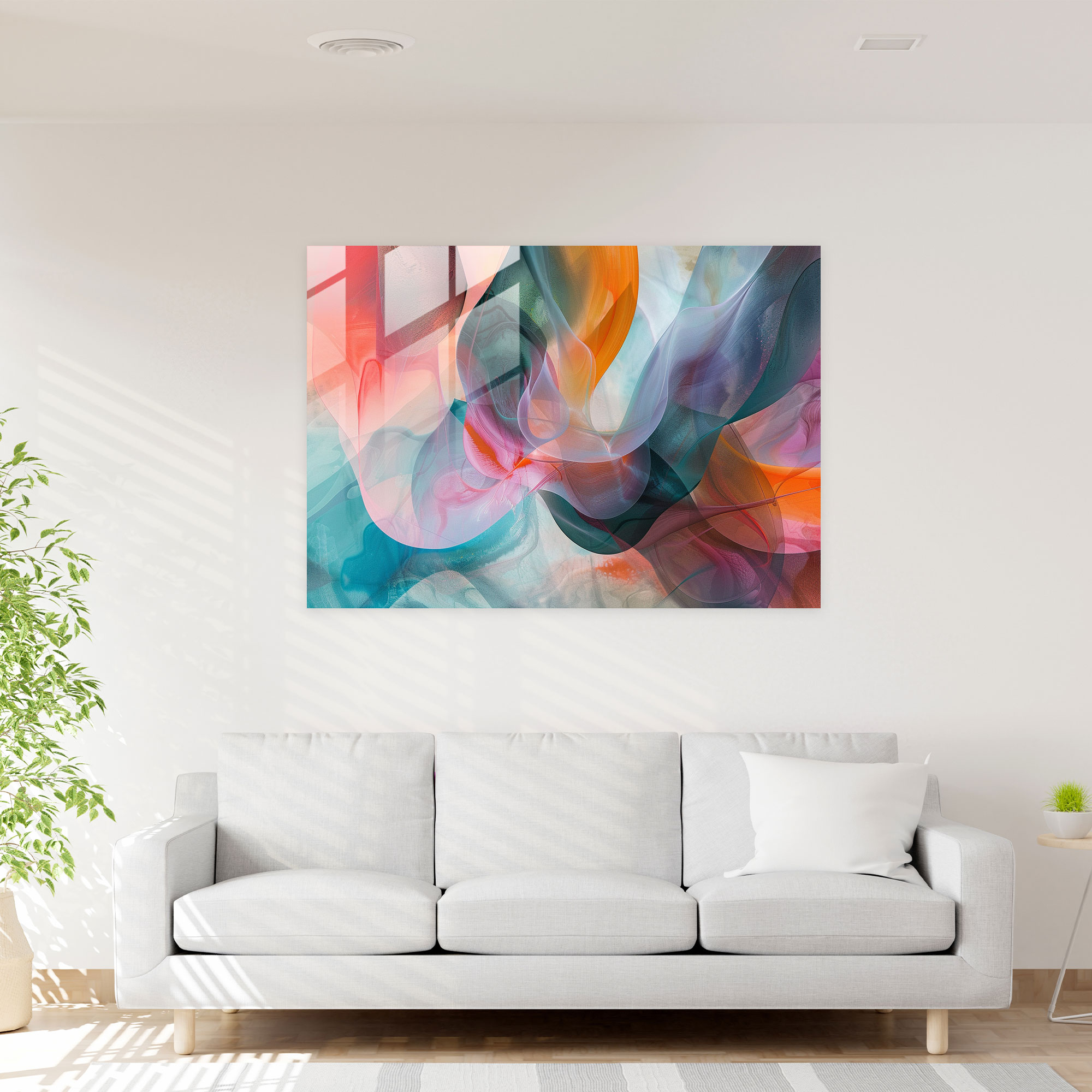 Abstract Art Glass Wall Art - Abstract Art, Modern Art, Glass Wall Art, Abstract Art