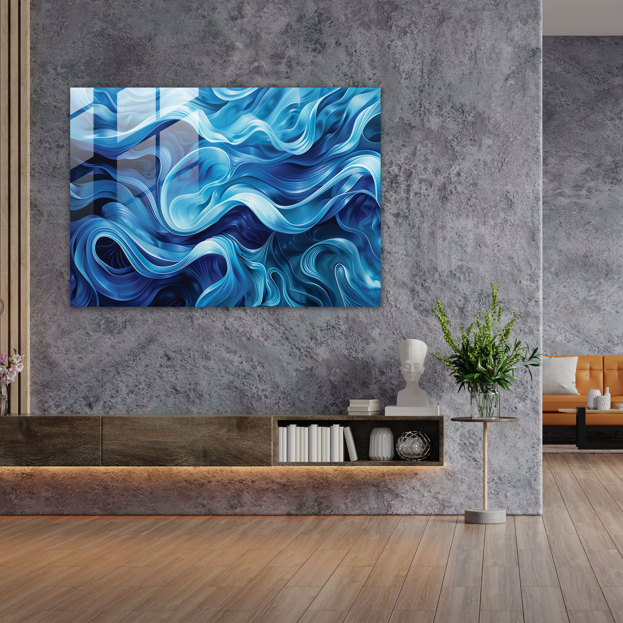 Abstract Art Glass Art - Abstract Art, Glass Art, Wall Decoration, Modern Art