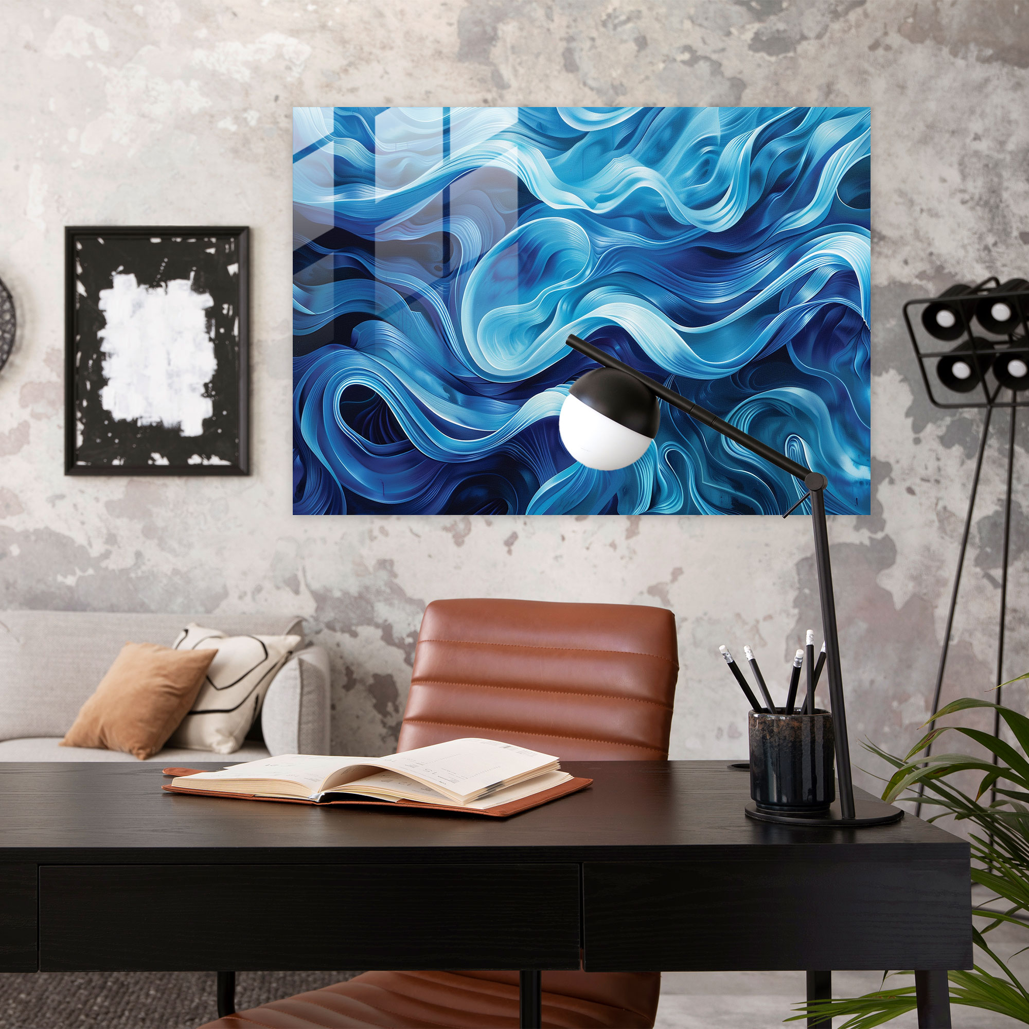 Abstract Art Glass Art - Abstract Art, Glass Art, Wall Decoration, Modern Art