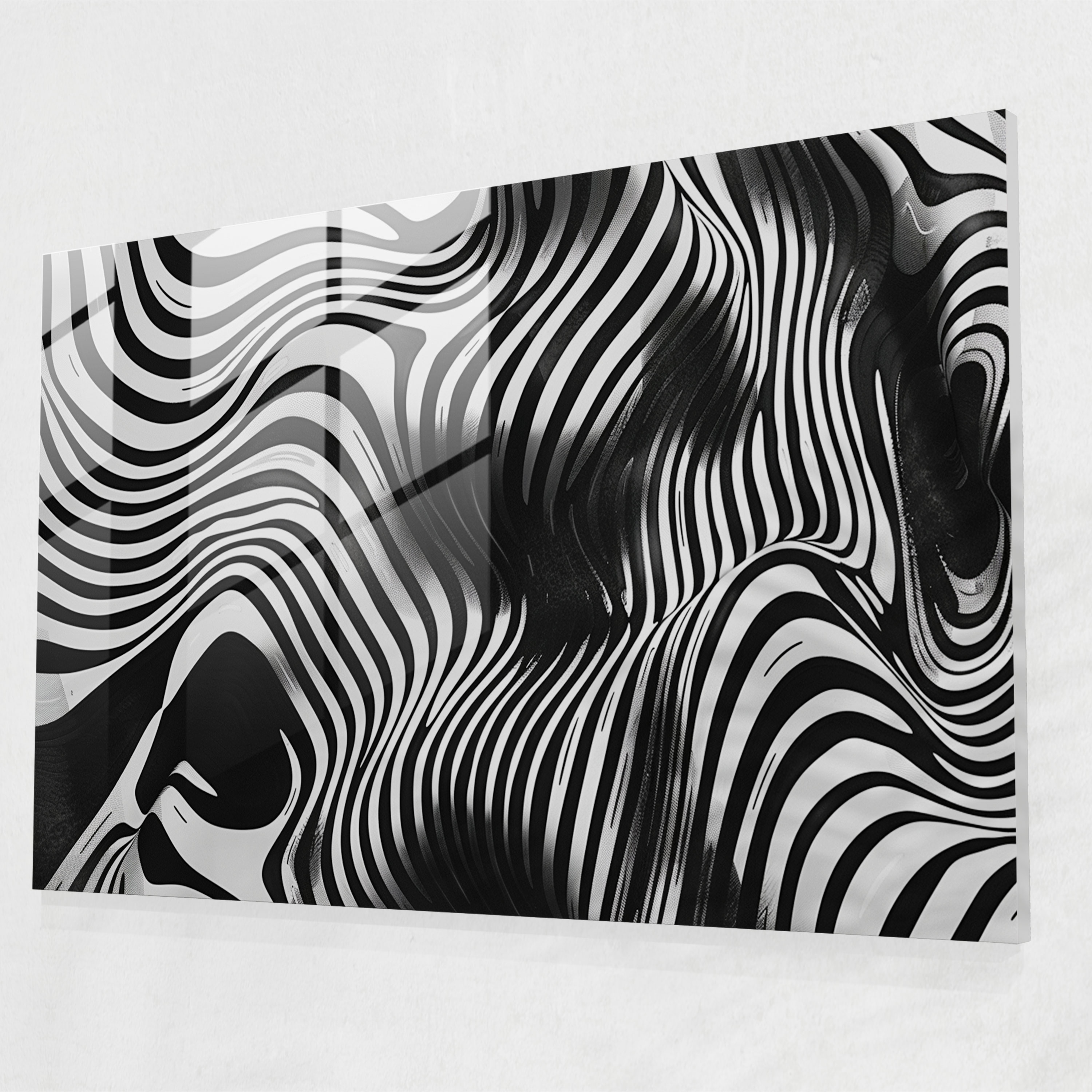 Abstract Art Glass Wall Art - Abstract Art, Modern Art, Glass Wall Art, Wall Decoration