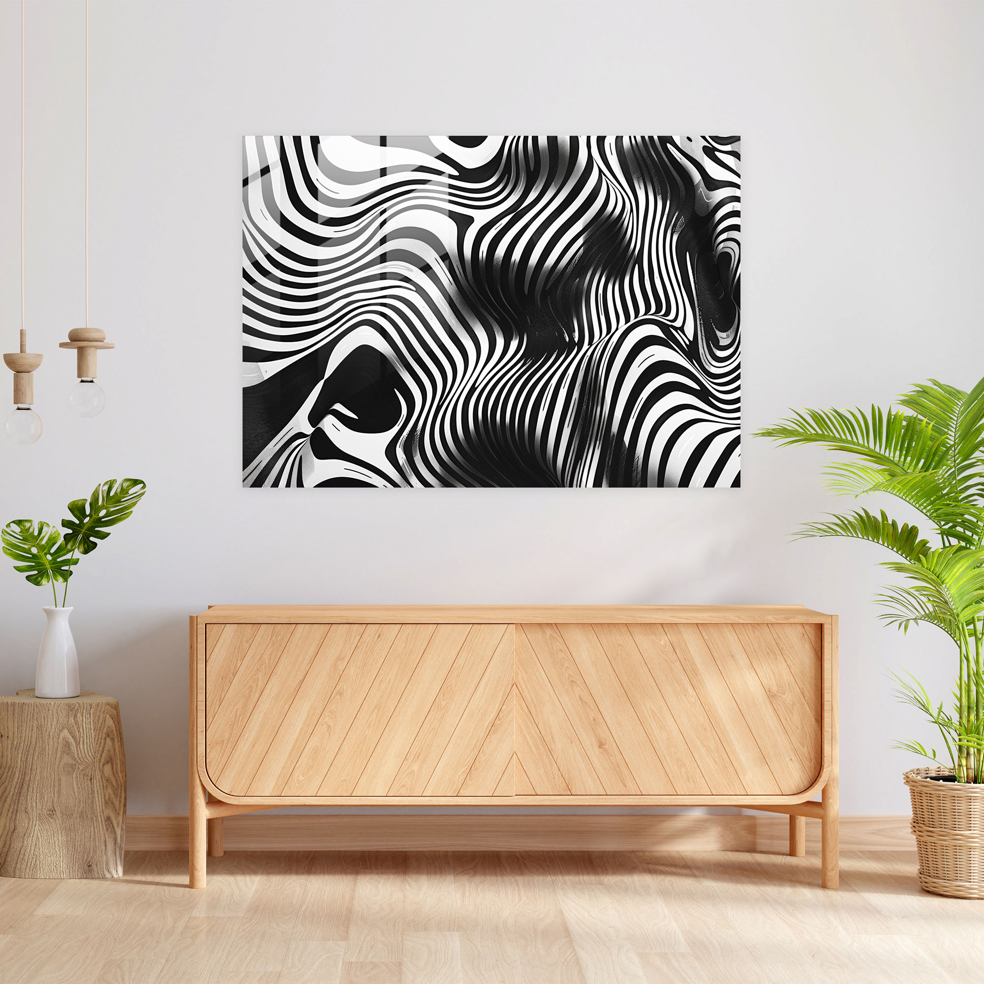 Abstract Art Glass Wall Art - Abstract Art, Modern Art, Glass Wall Art, Wall Decoration