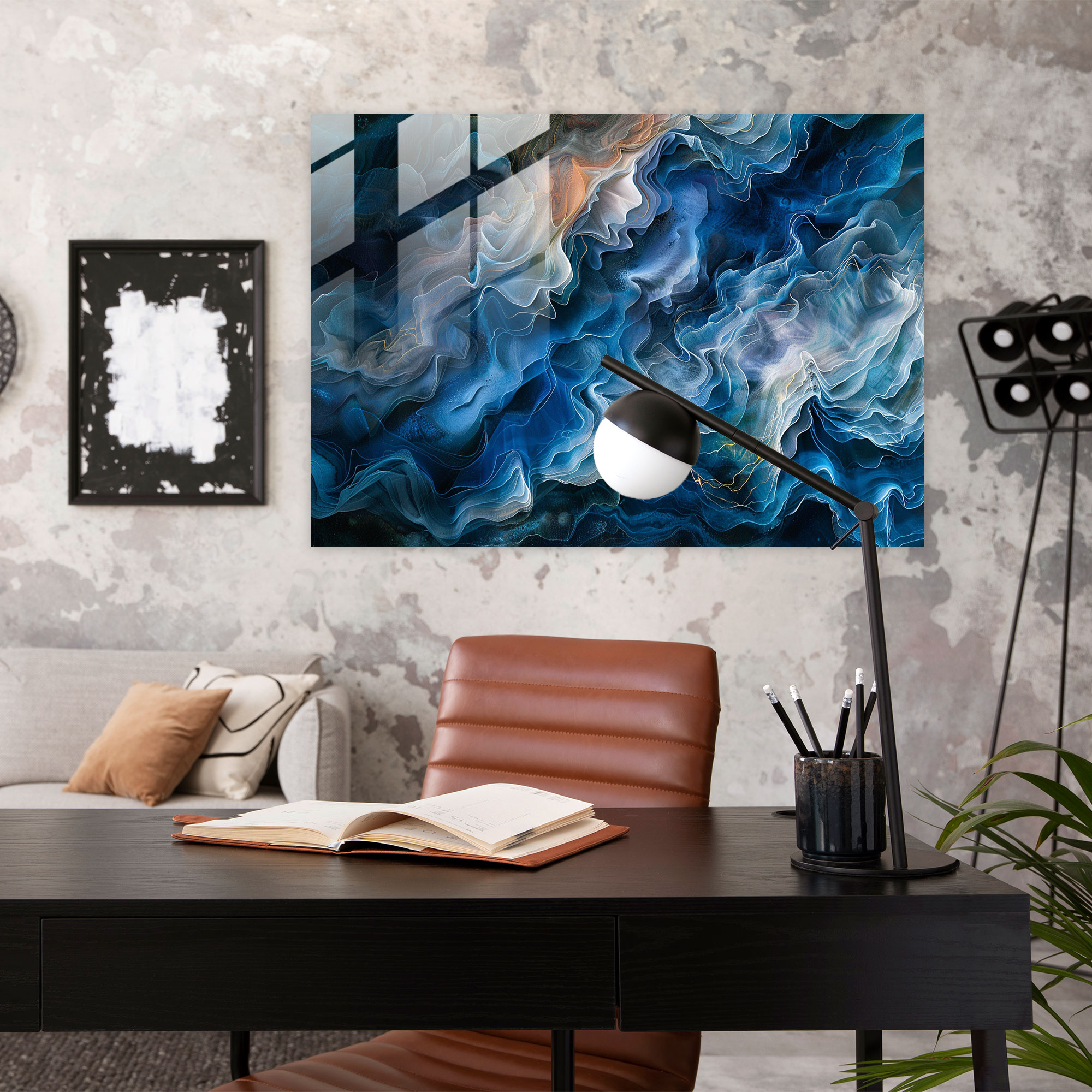 Abstract Art Ethereal Landscape Wall Decoration - Abstract Art, Modern Art, Glass Print, Glass Wall Art