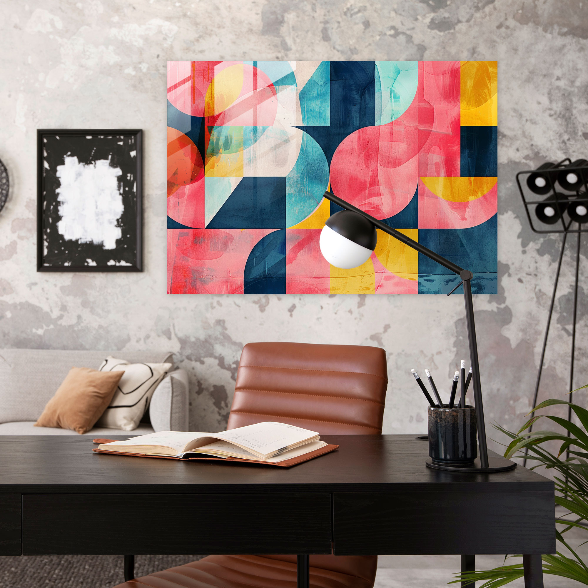 Abstract Art Glass Print - Abstract Art, Glass Print, Home Decoration, Abstract Art