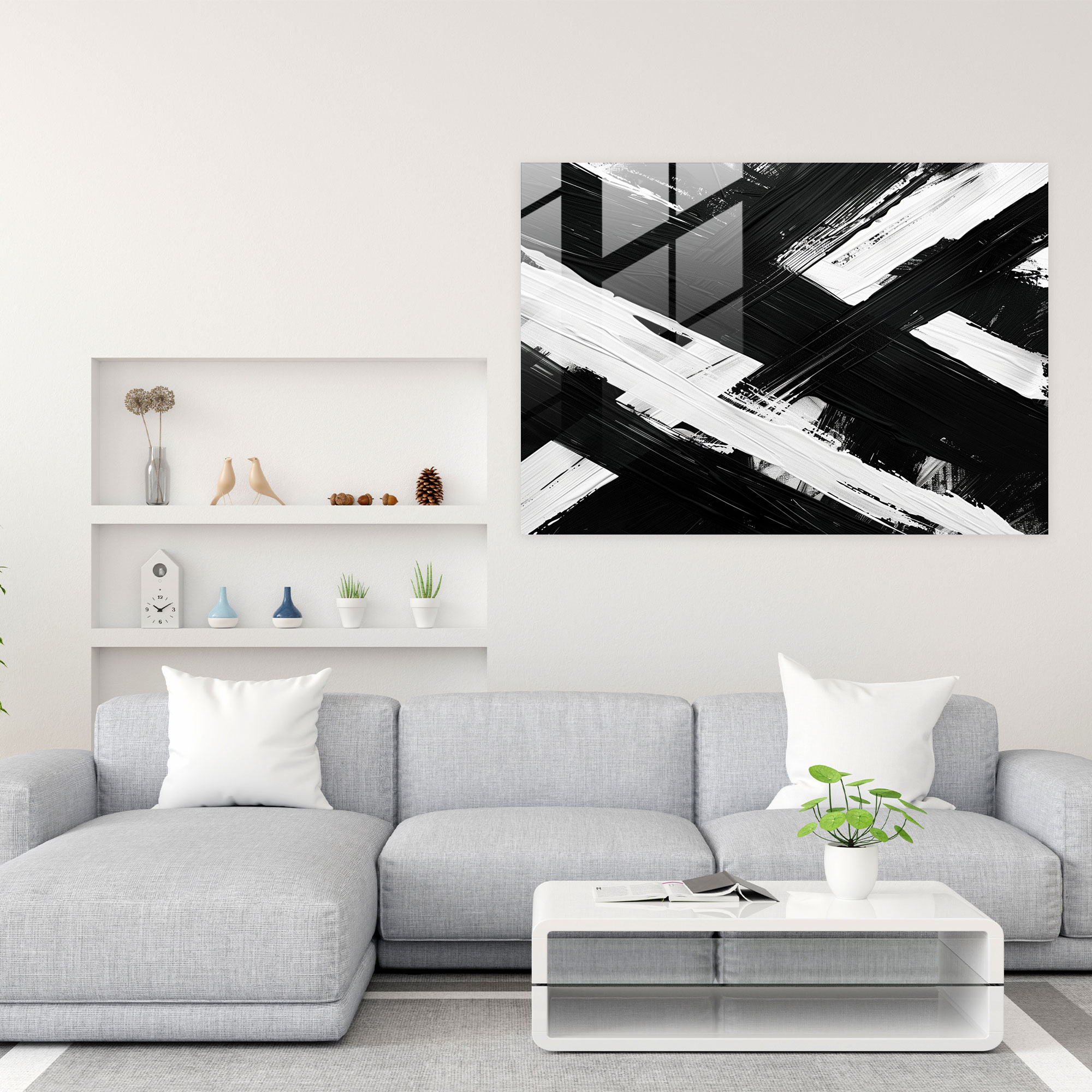 Abstract Art Home Decoration - Abstract Art, Glass Print, Abstract Art, Home Decoration