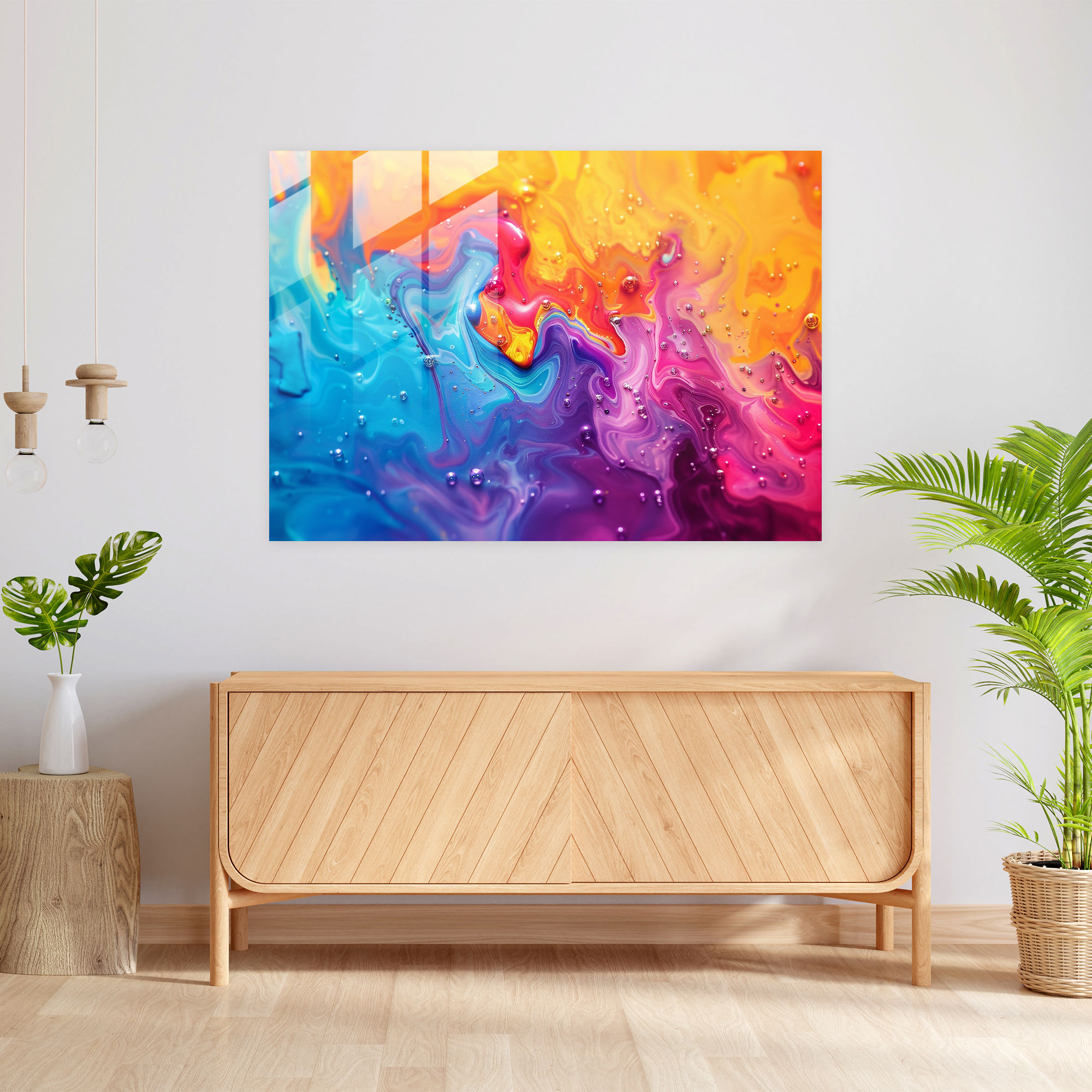 Abstract Art Wall Decoration - Abstract Art, Modern Art, Glass Print, Abstract Art