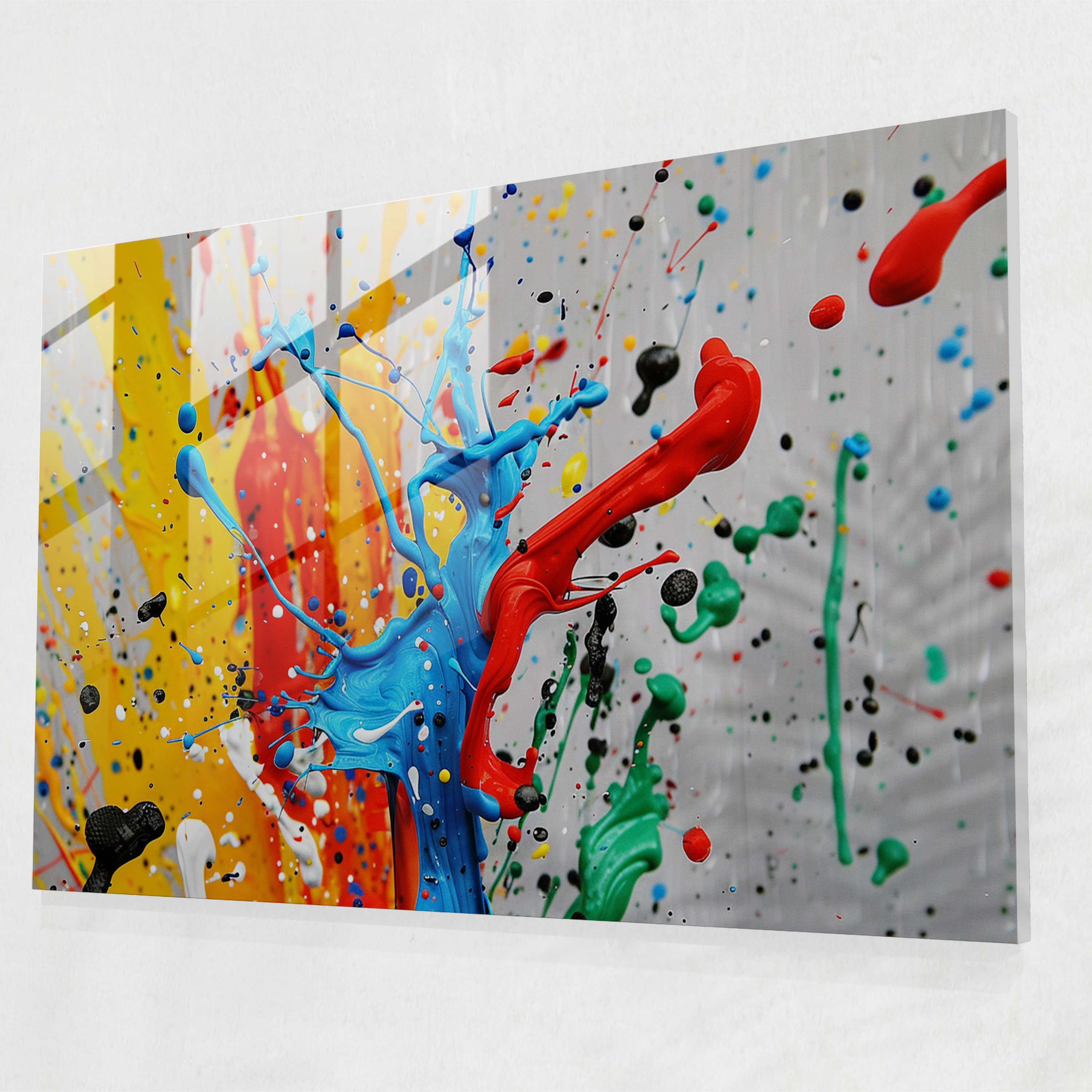 Abstract Art Glass Wall Art - Abstract Art, Glass Wall Art, Wall Decoration, Modern Art