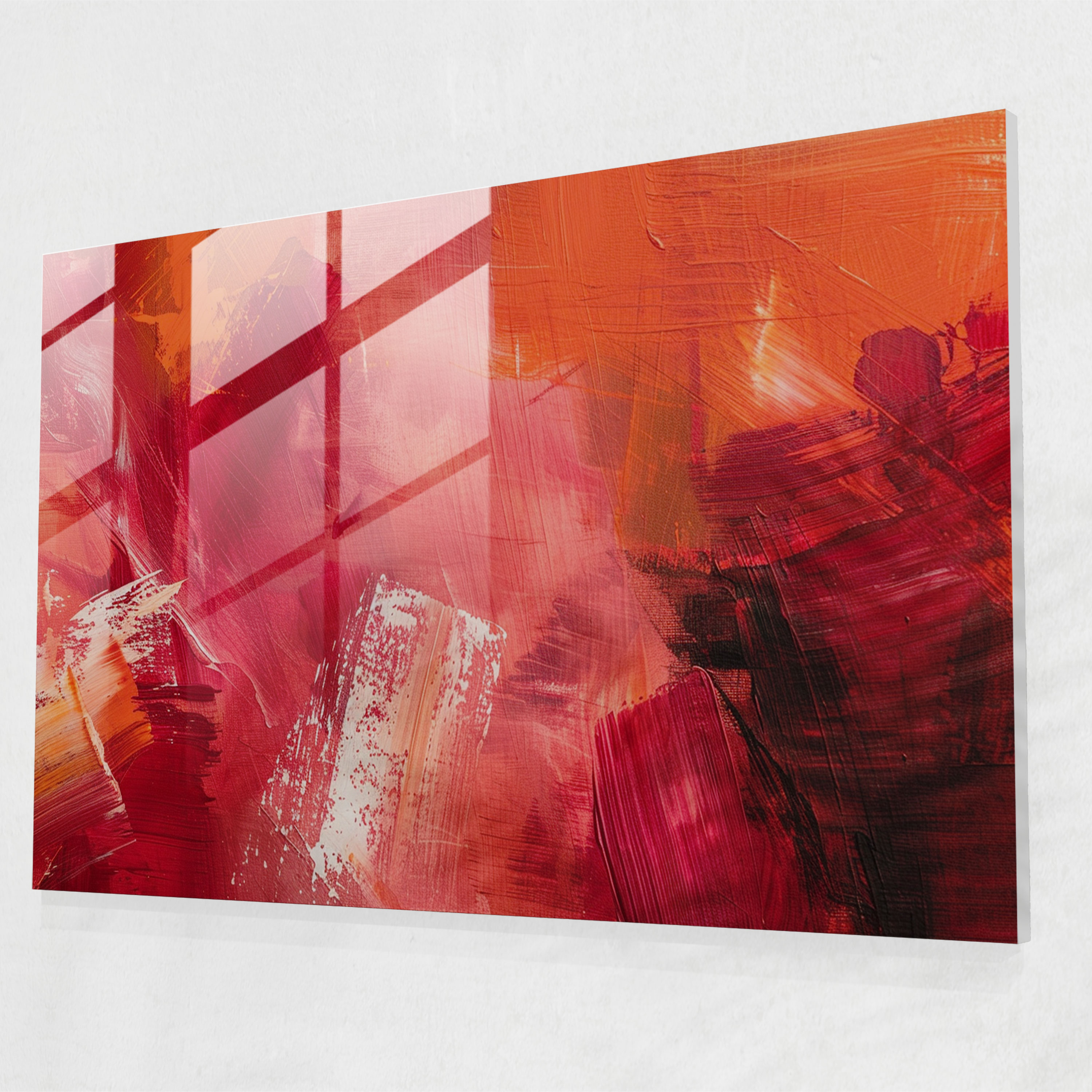 Abstract Art Glass Print - Abstract Art, Glass Print, Wall Decoration, Abstract Art