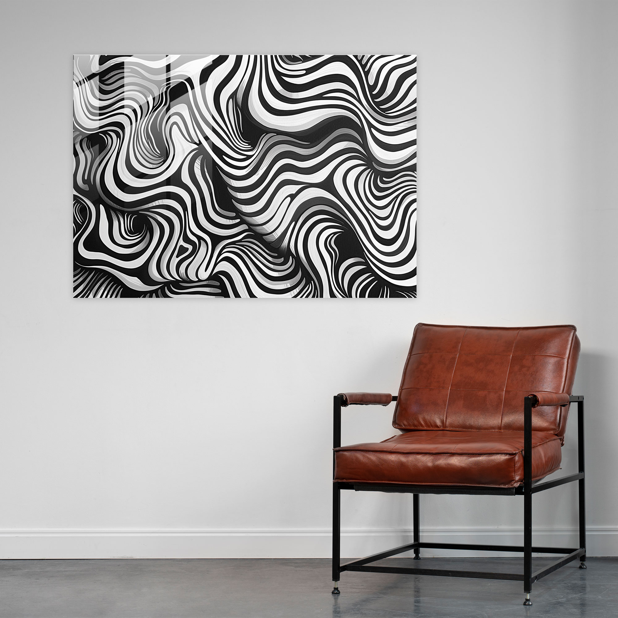 Organic Abstract Glass Wall Art - Abstract Art, Modern Art, Abstract Art, Glass Wall Art