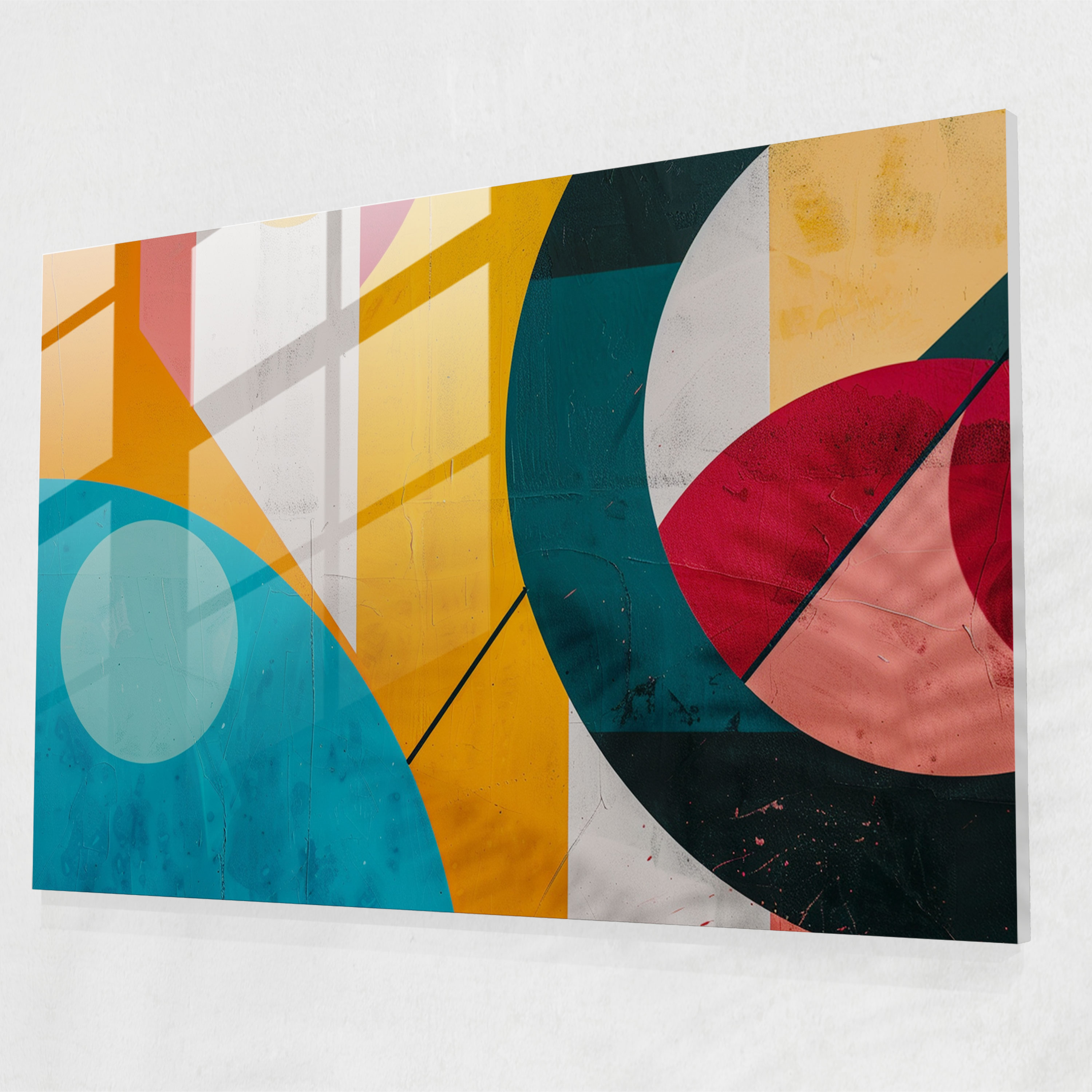 Minimalist Abstract Glass Art - Abstract Art, Wall Decoration, Minimalist Aesthetic, Home Decoration