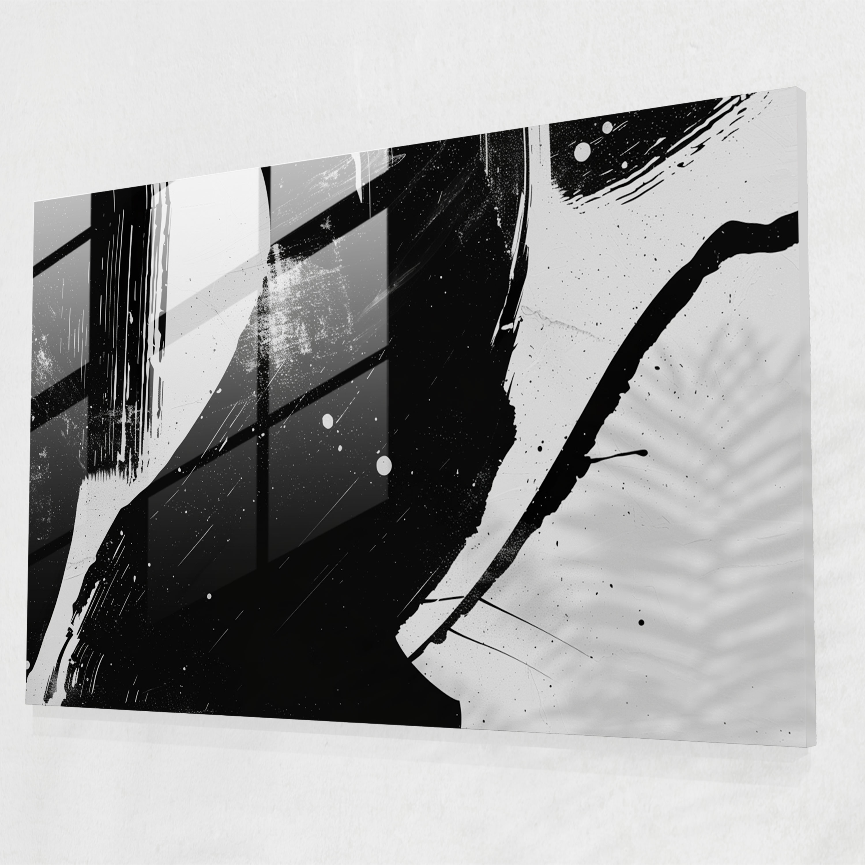 Minimalist Glass Wall Art - Abstract Art, Glass Wall Art, Minimalist Design, Abstract Art