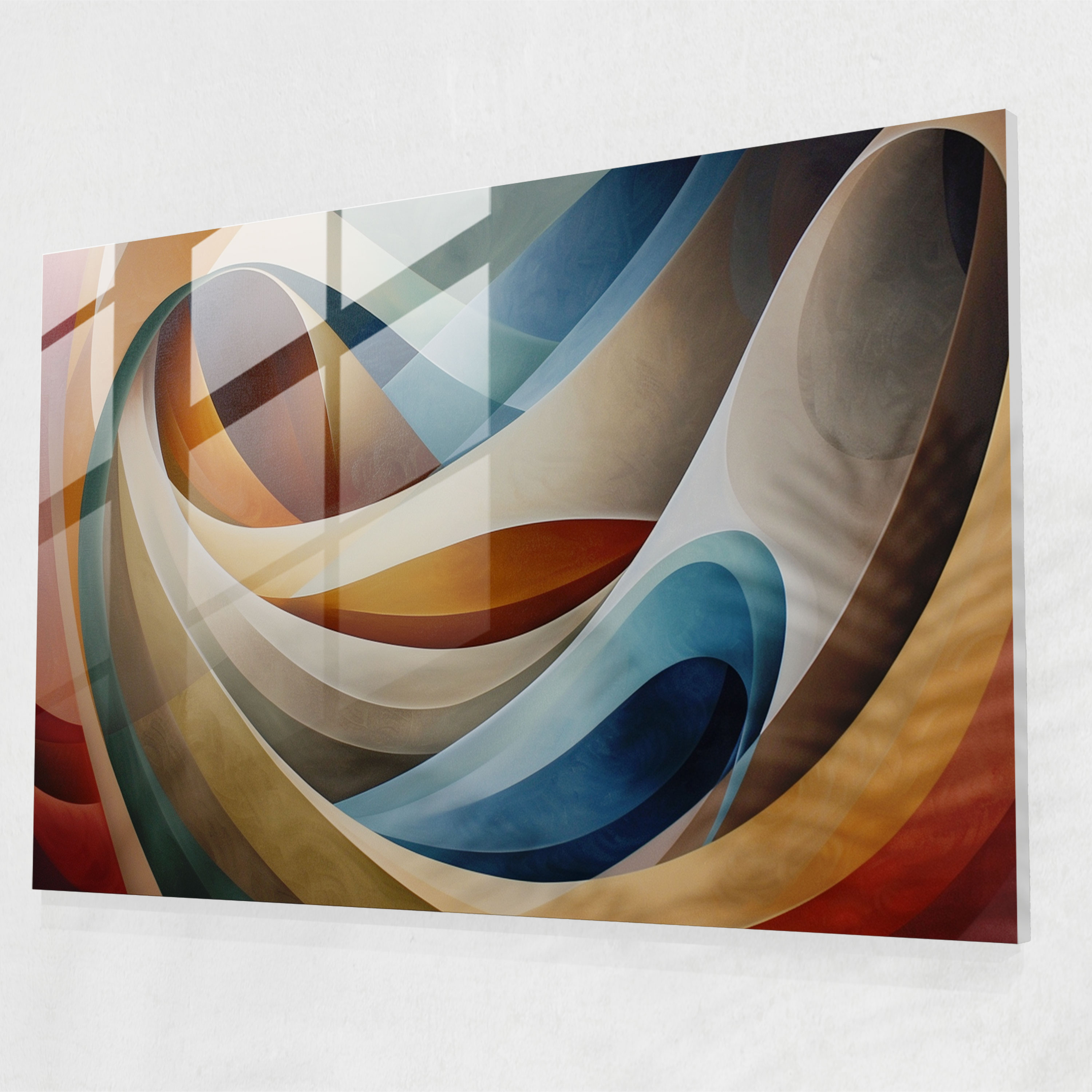 Minimalist Abstract Glass Print - Abstract Art, Wall Decoration, Modern Art, Home Decoration