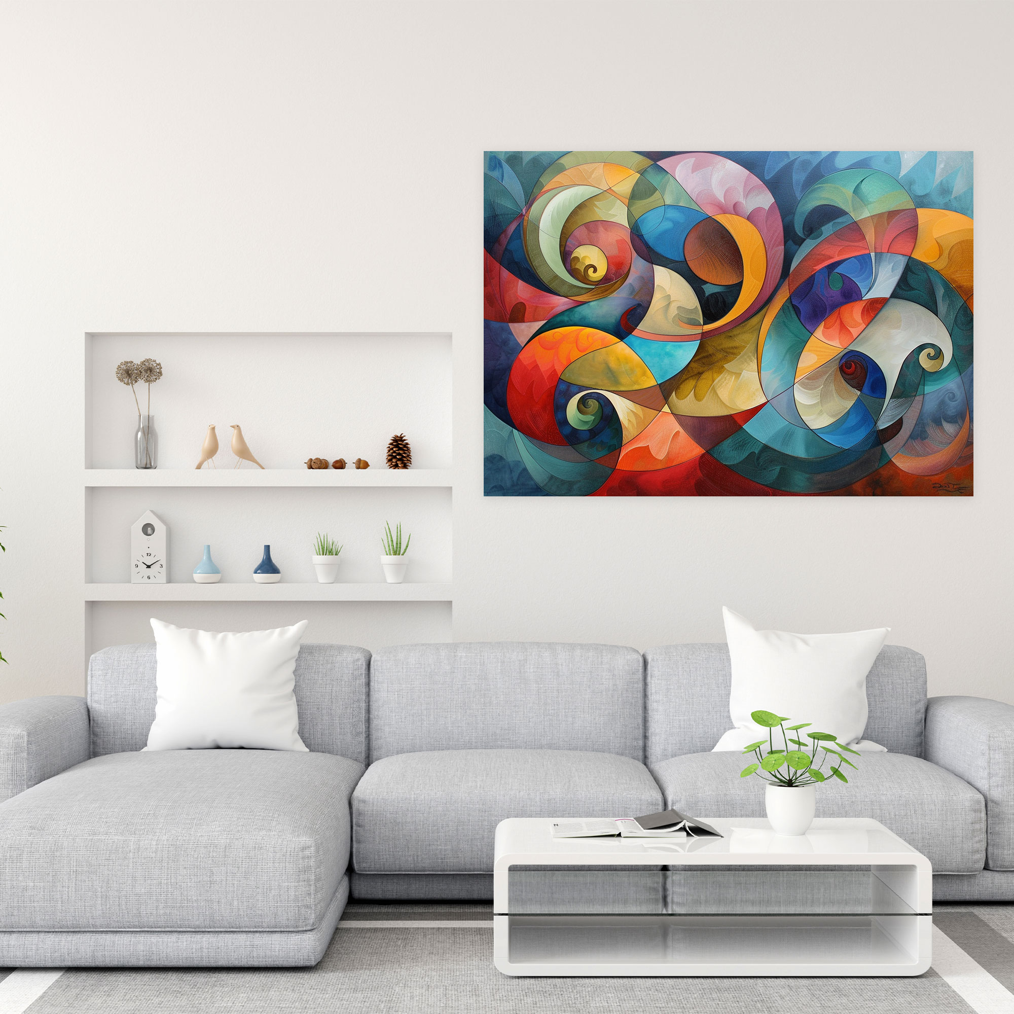 Abstract Art Canvas Print - Abstract Art, Canvas, Wall Decoration, Canvas Wall Art