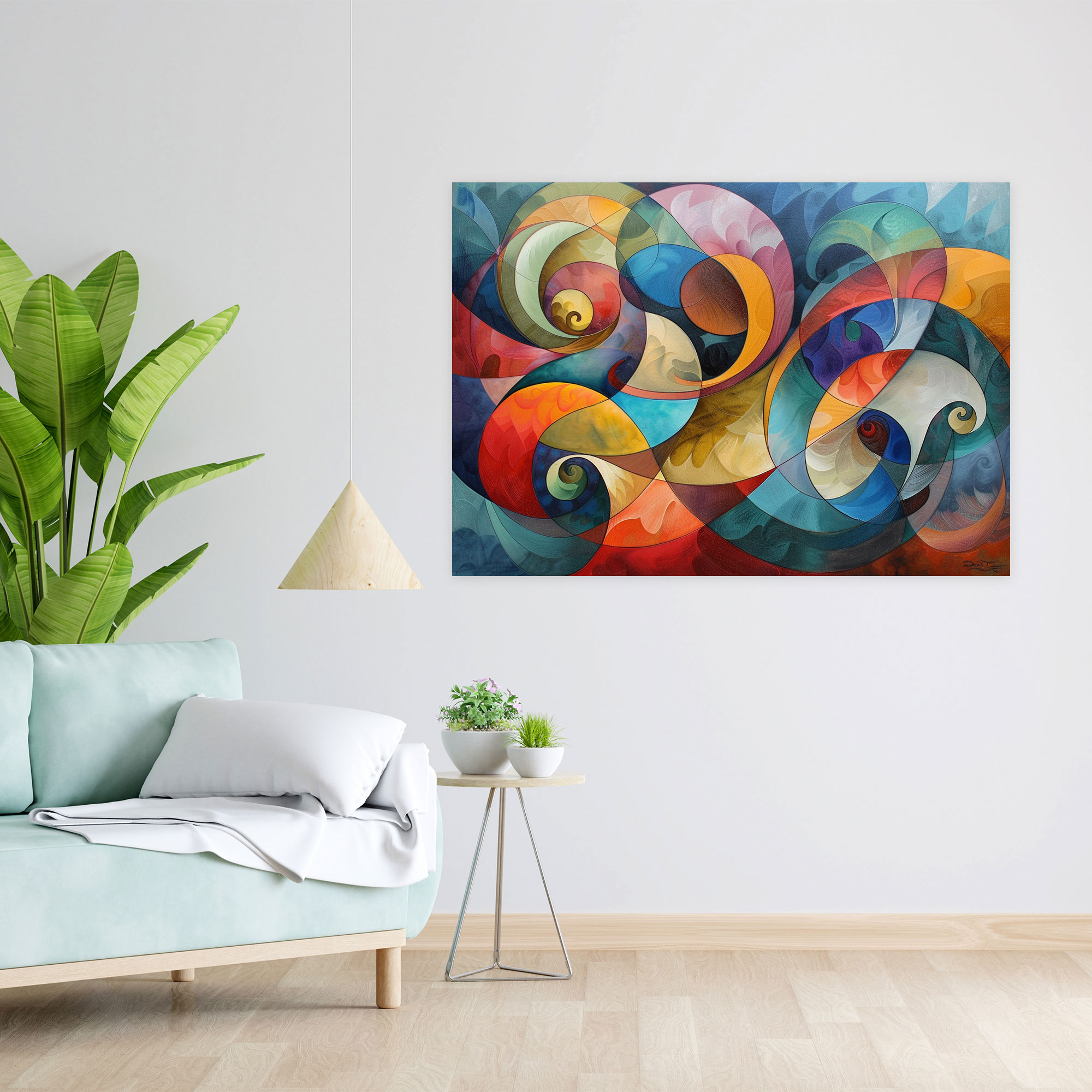 Abstract Art Canvas Print - Abstract Art, Canvas, Wall Decoration, Canvas Wall Art