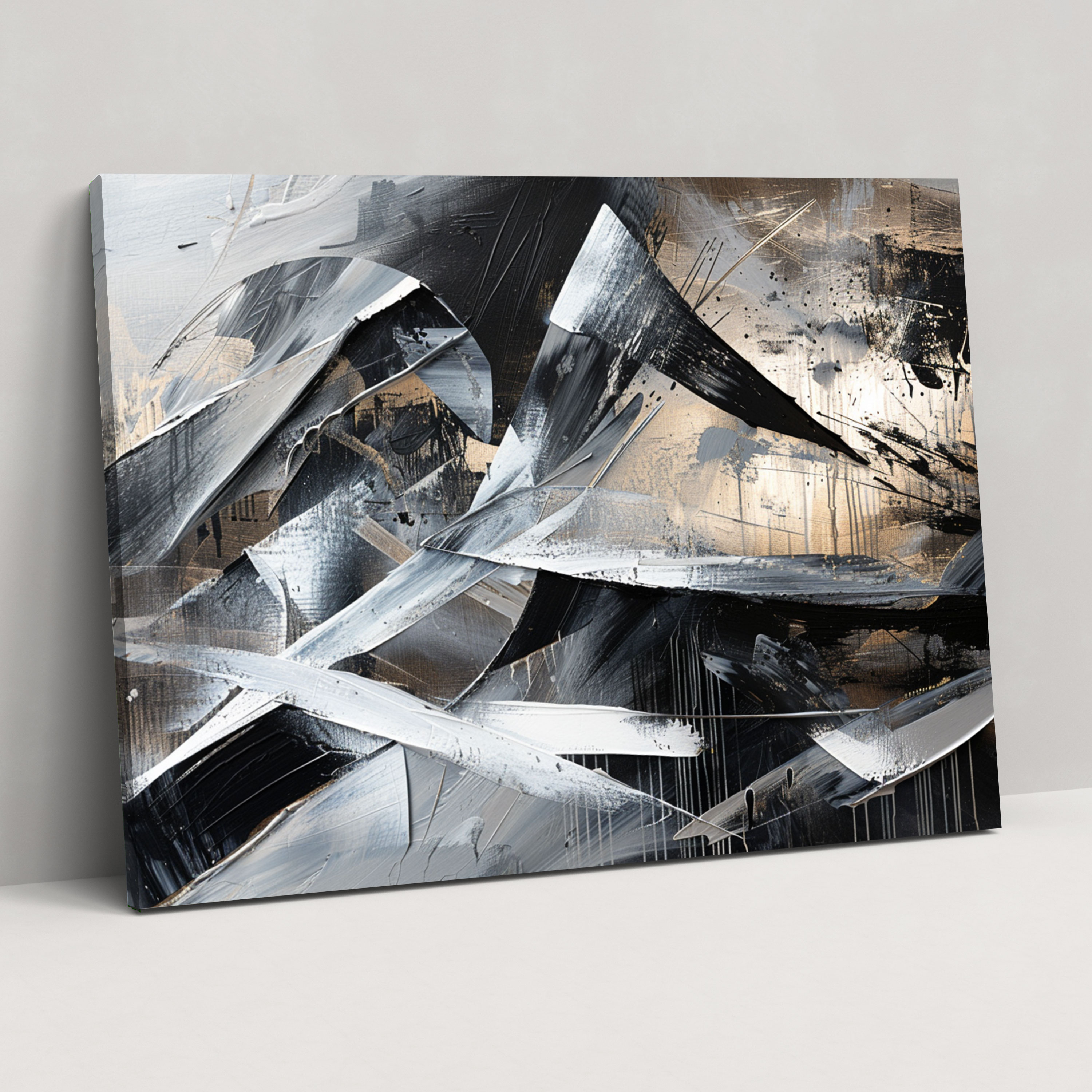 Futuristic Abstract Art Wall Decoration - Abstract Art, Canvas, Wall Decoration, Canvas Wall Art