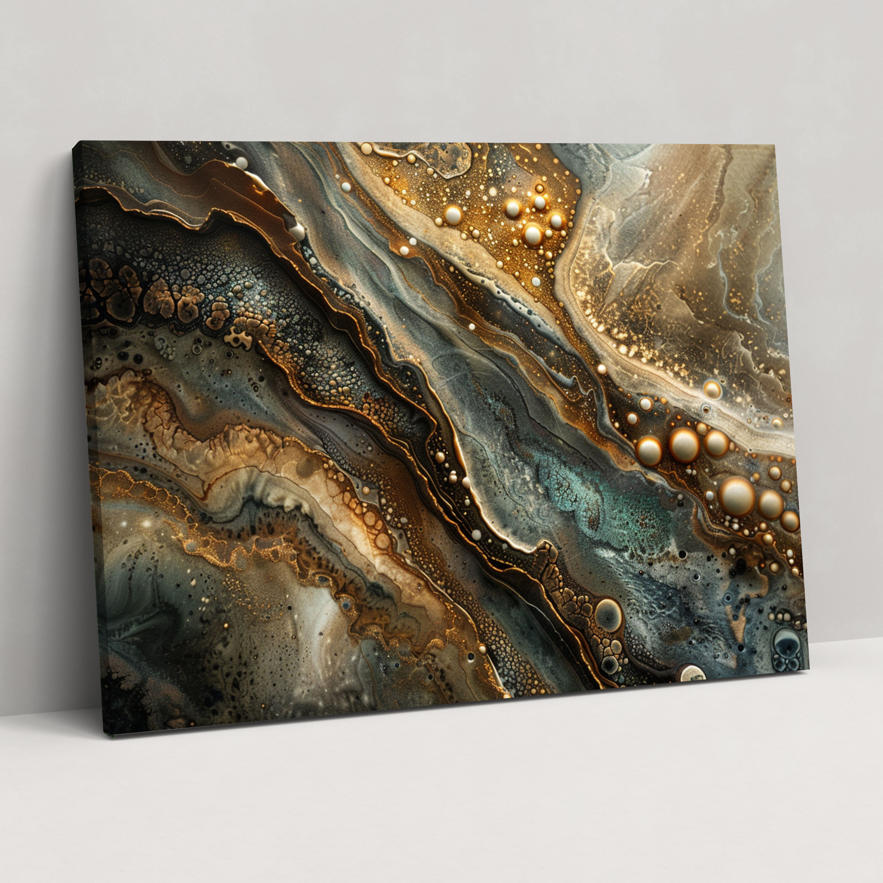 Organic Abstract Art Canvas Print - Abstract Art, Wall Art, Home Decoration, Canvas