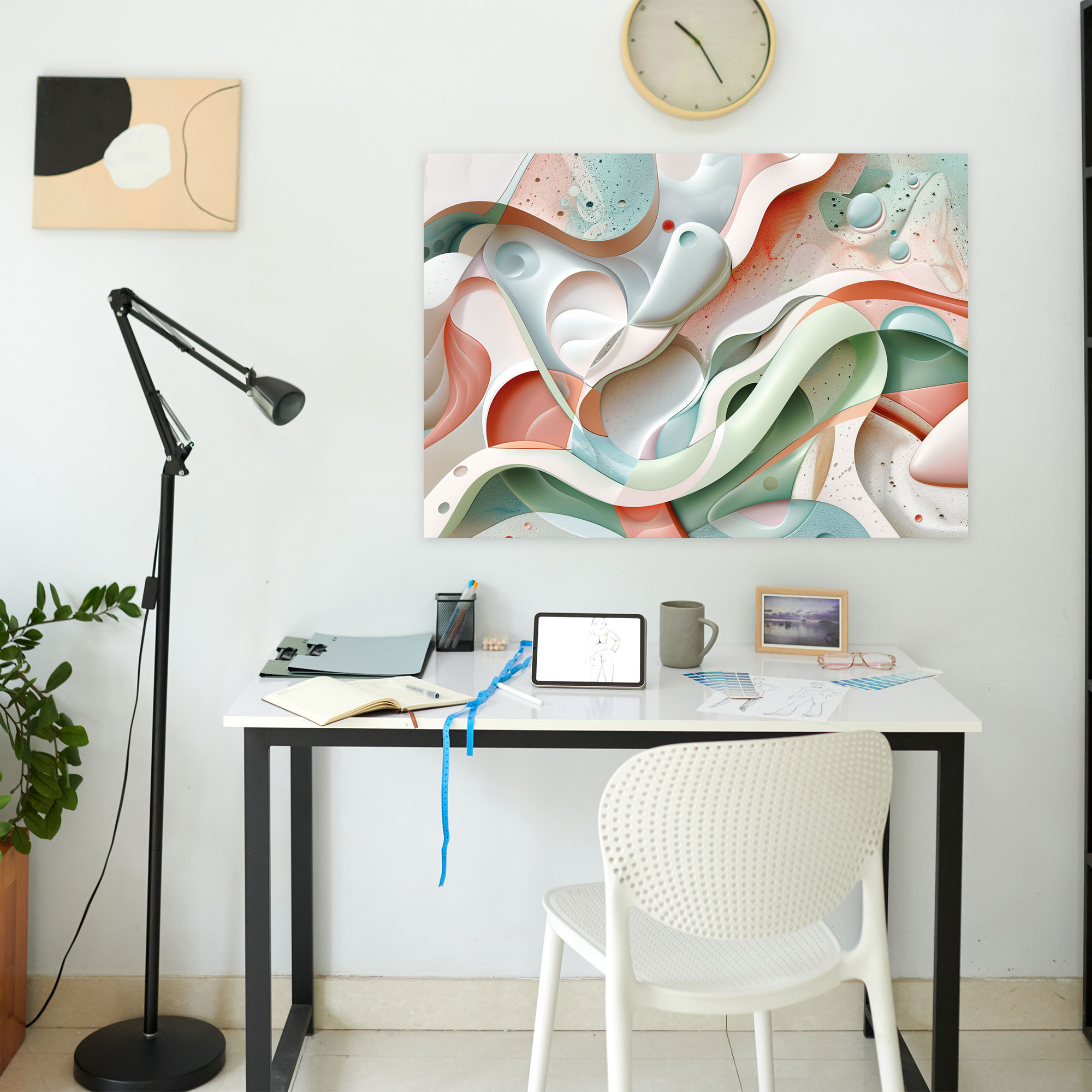 Whimsical Abstract Art Wall Art - Abstract Art, Canvas, Wall Art, Abstract Art