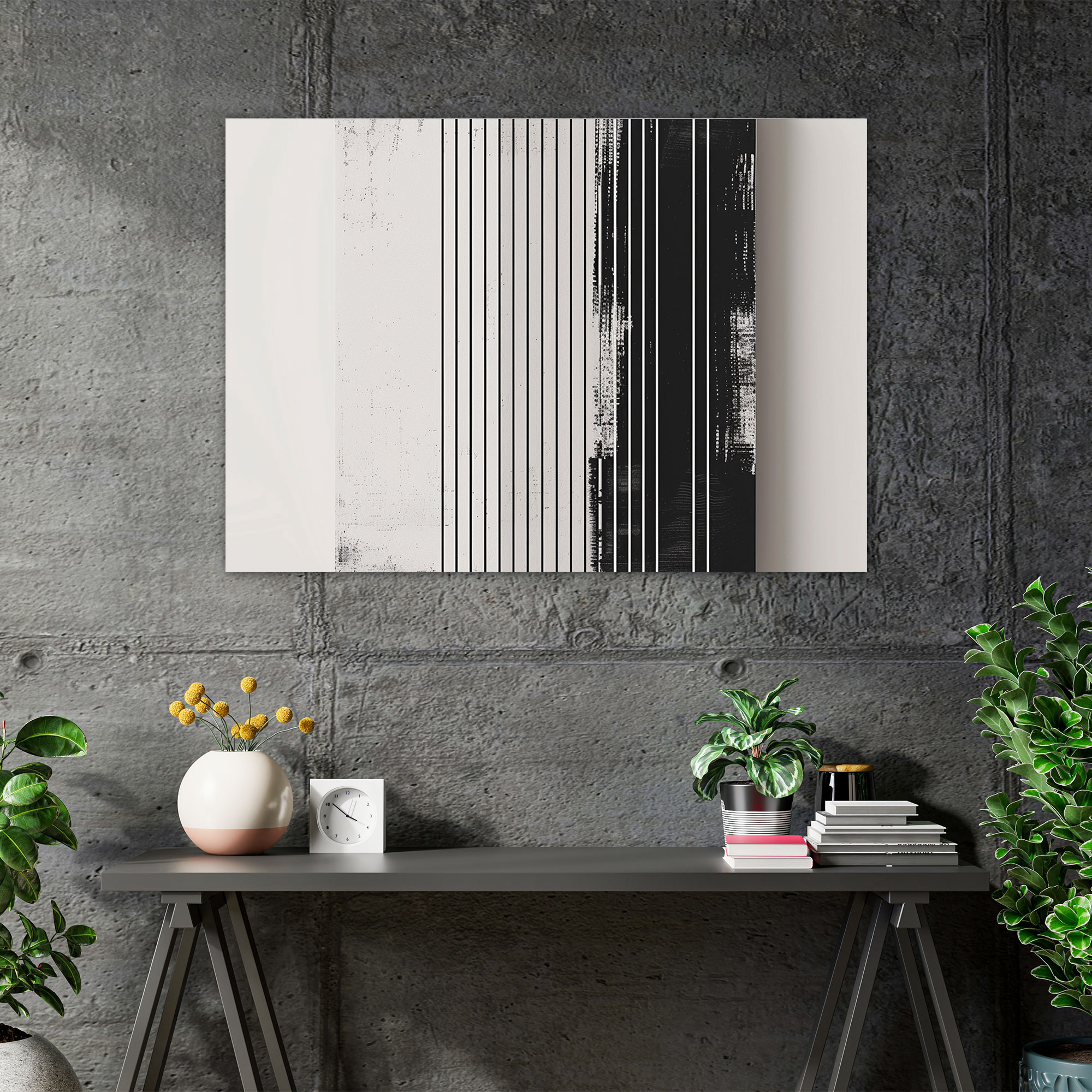Abstract Art Canvas Print - Minimalist Lines - Abstract Art, Wall Art, Canvas, Abstract Art