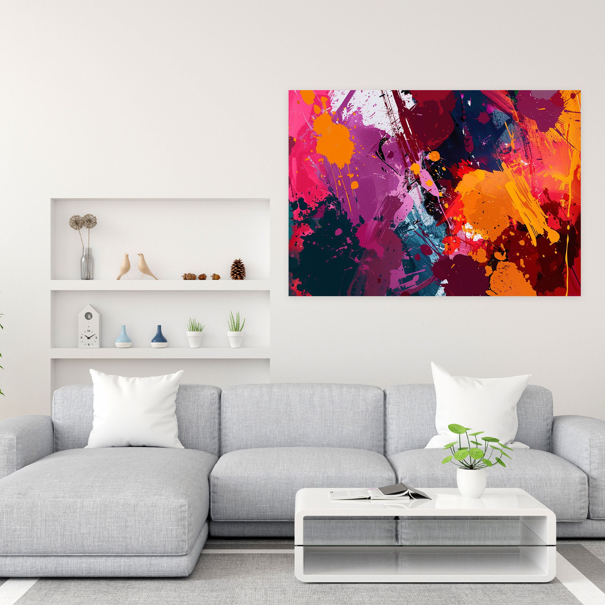 Abstract Art Canvas Print - Abstract Art, Wall Art, Canvas, Canvas Wall Art