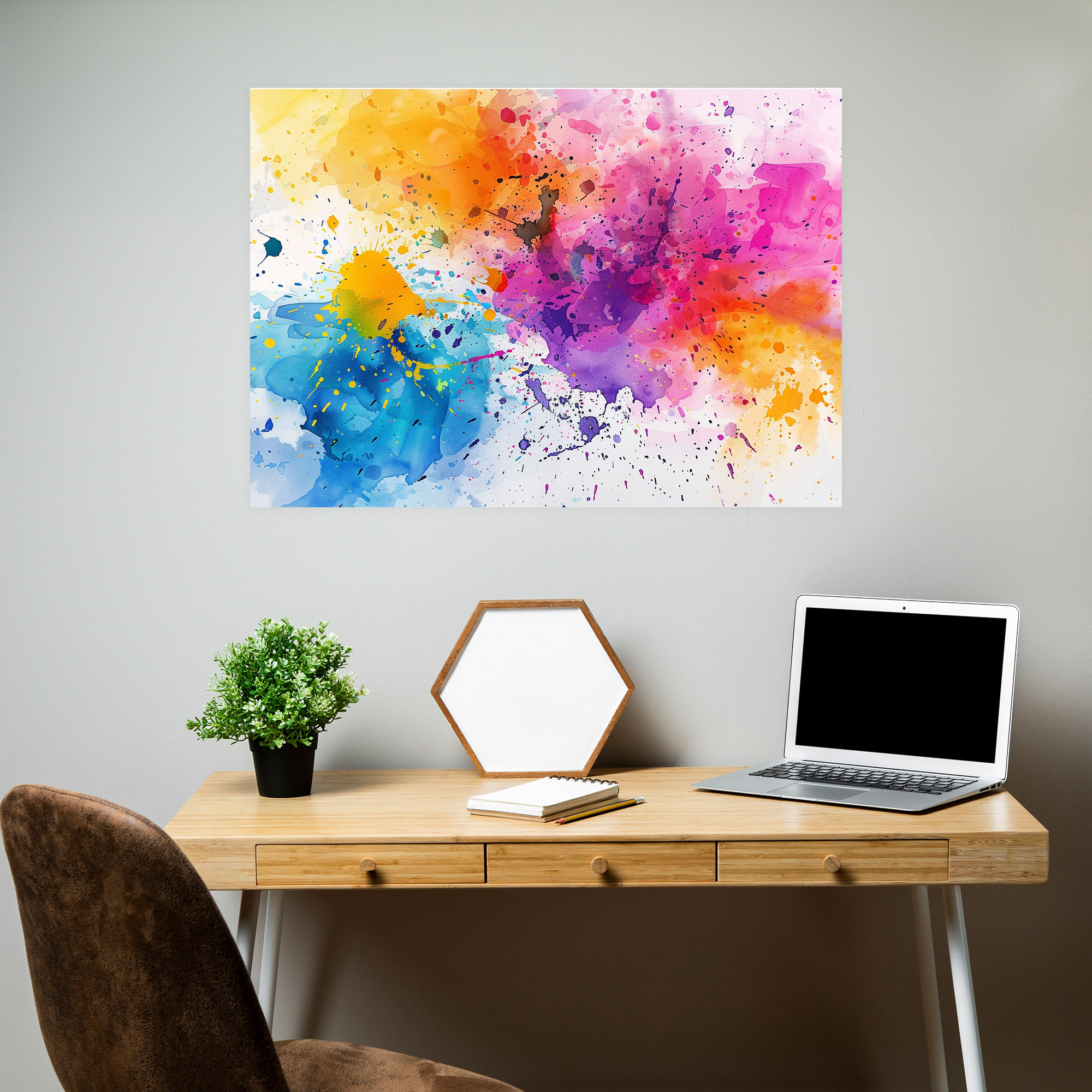 Vibrant Abstract Art Canvas Print - Abstract Art, Home Decoration, Canvas, Canvas Print