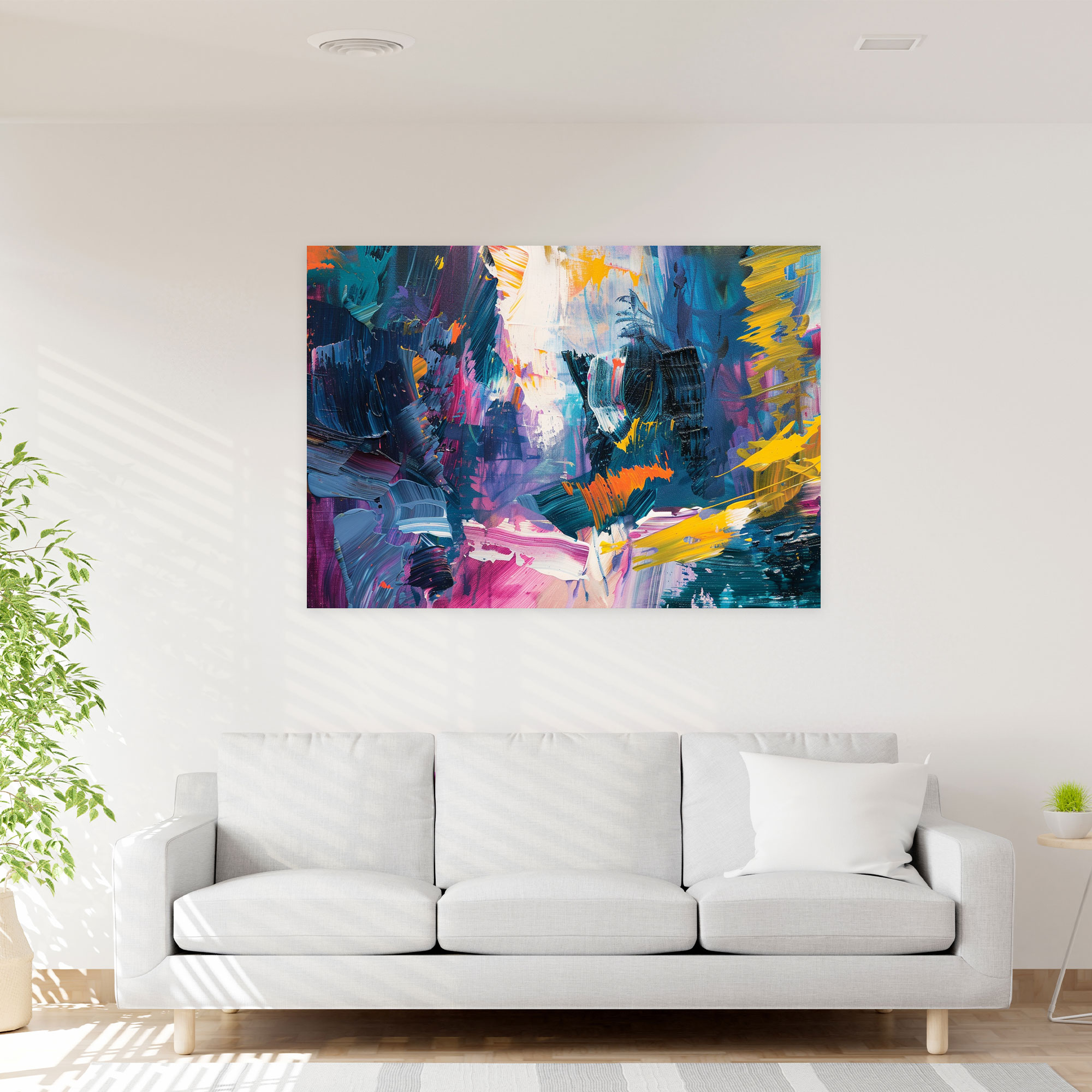 Abstract Landscape Canvas Print - Abstract Art, Wall Art, Home Decoration, Canvas Wall Art